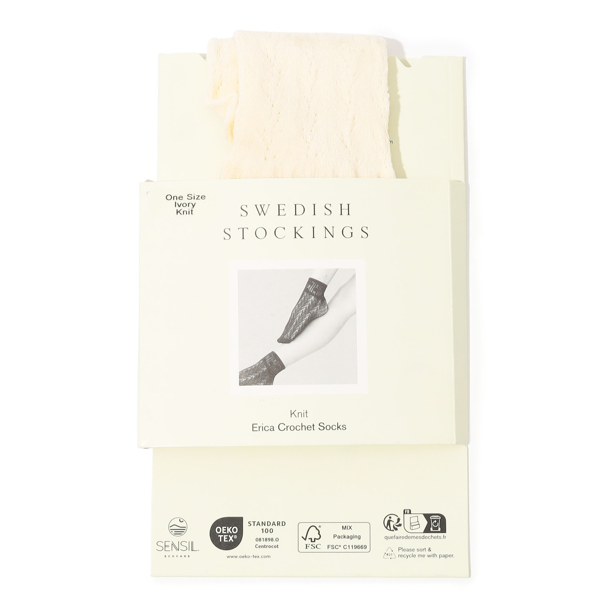 SWEDISH STOCKINGS Erica Crochet Socks クロシェソックス