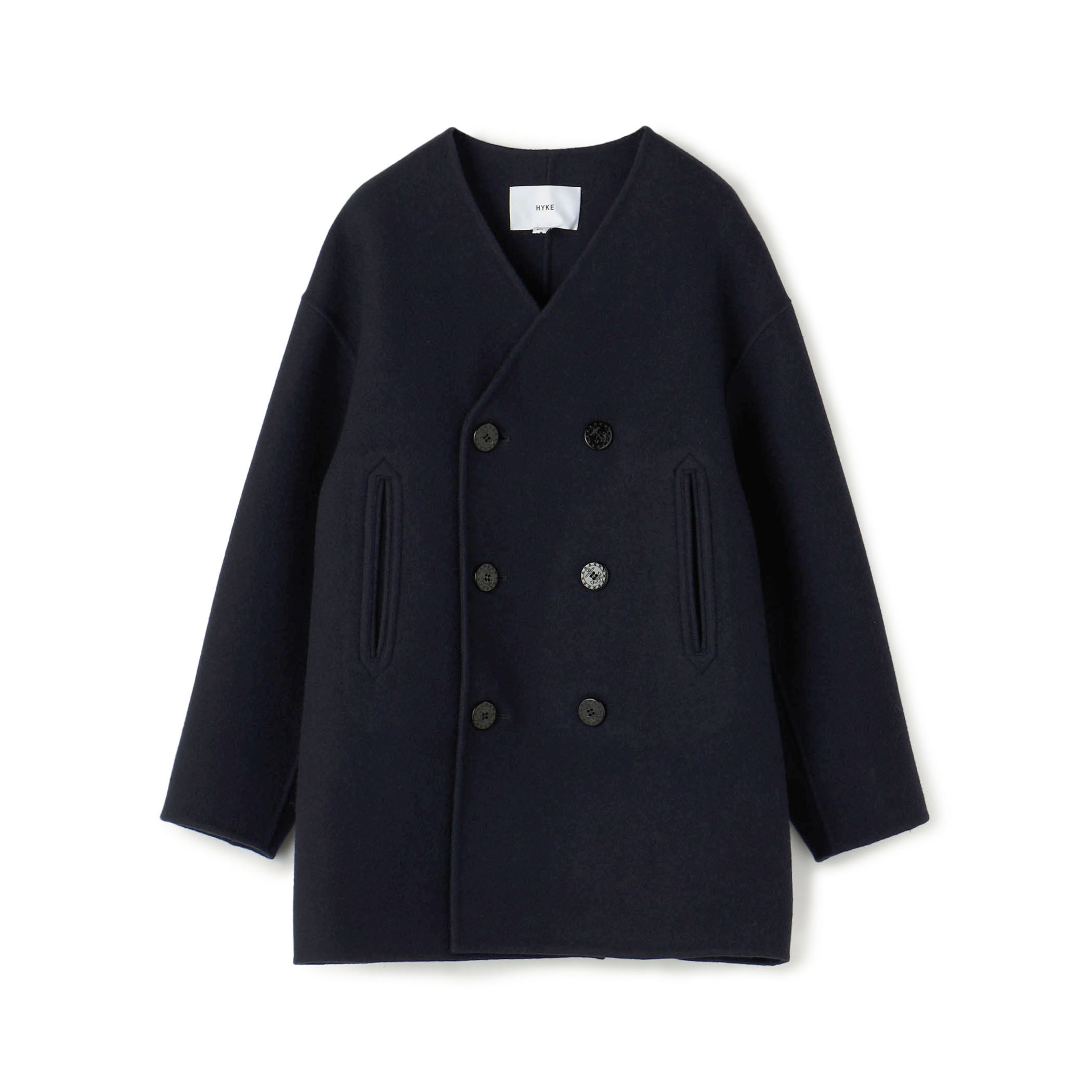 HYKE DOUBLE FACE PEACOAT コート｜トゥモローランド 公式通販