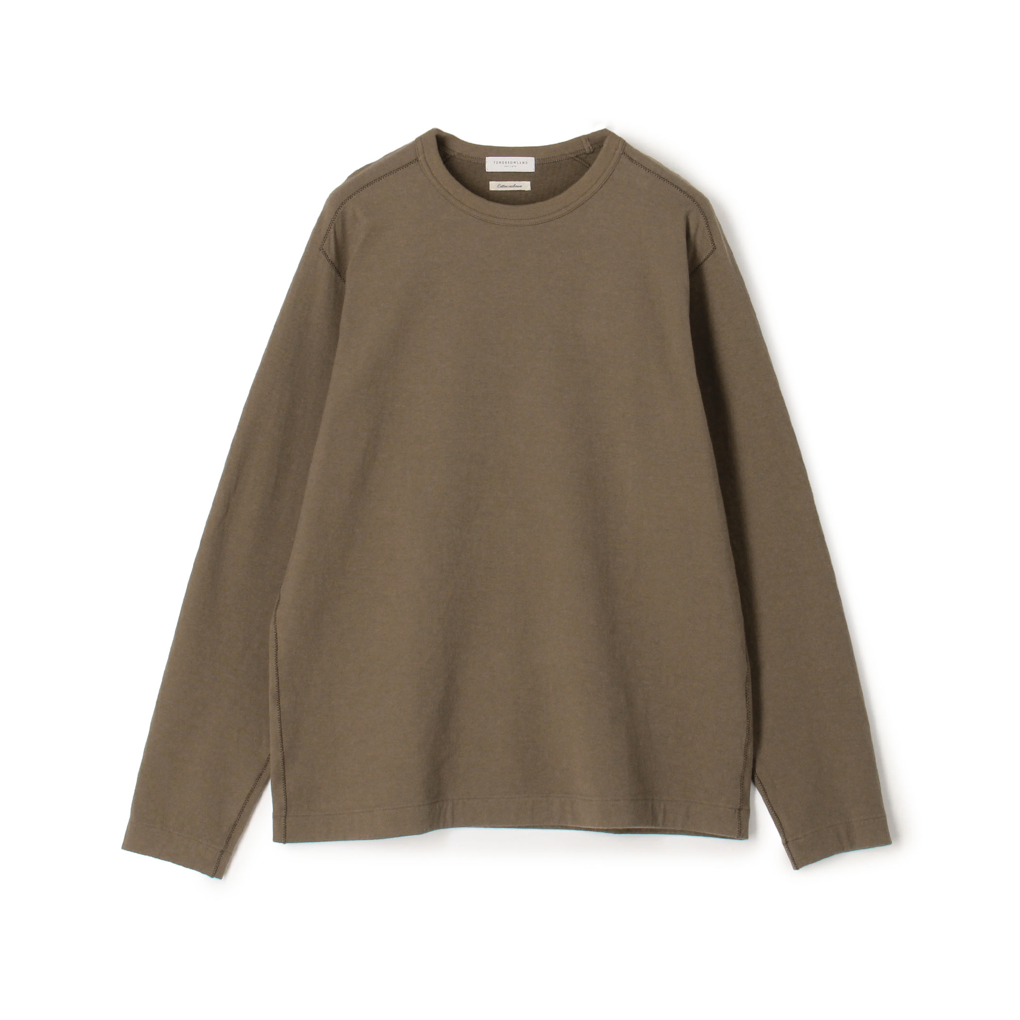 コットン 接結 クルーネックカットソー