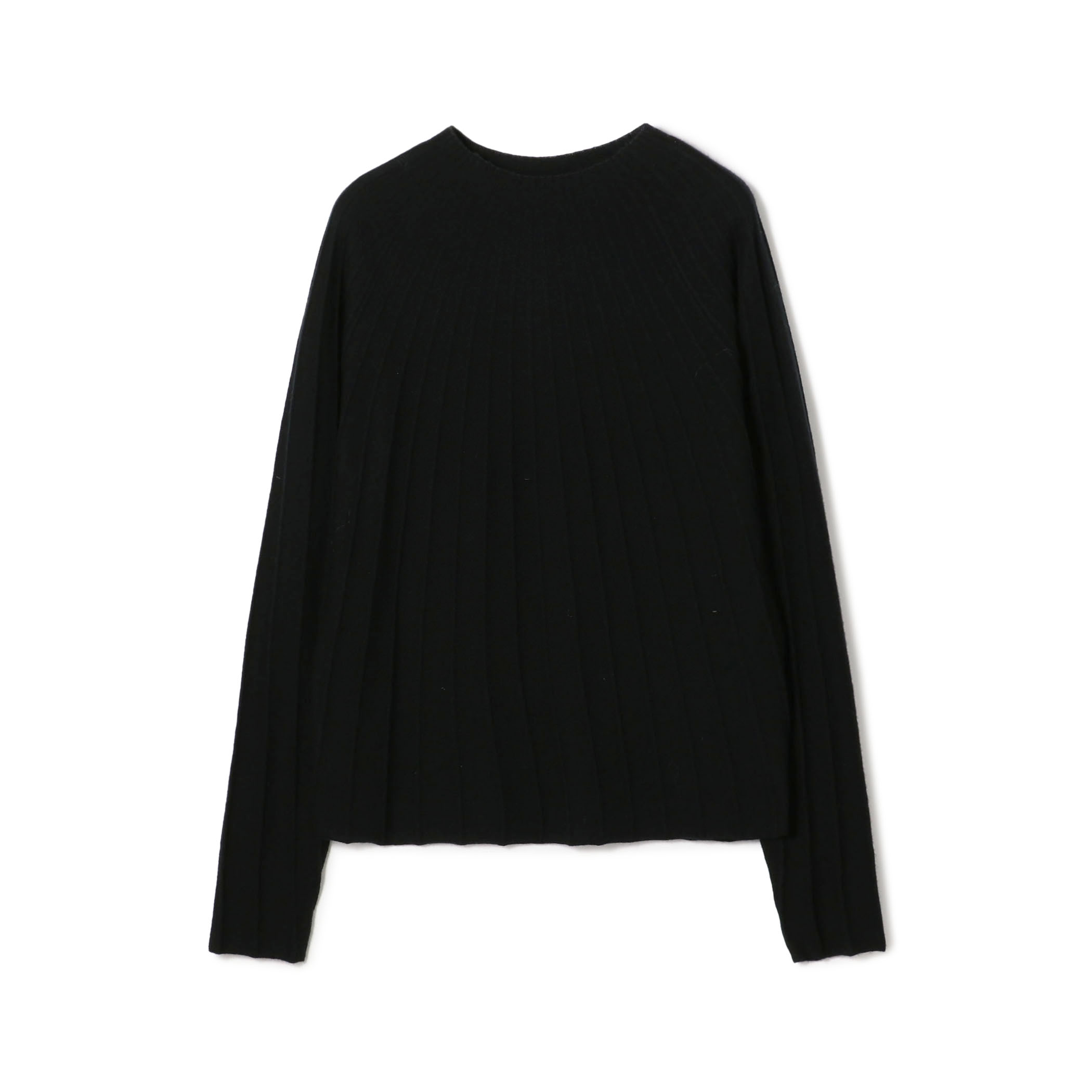 ストレッチカシミヤ ソフトビルドネックプルオーバー