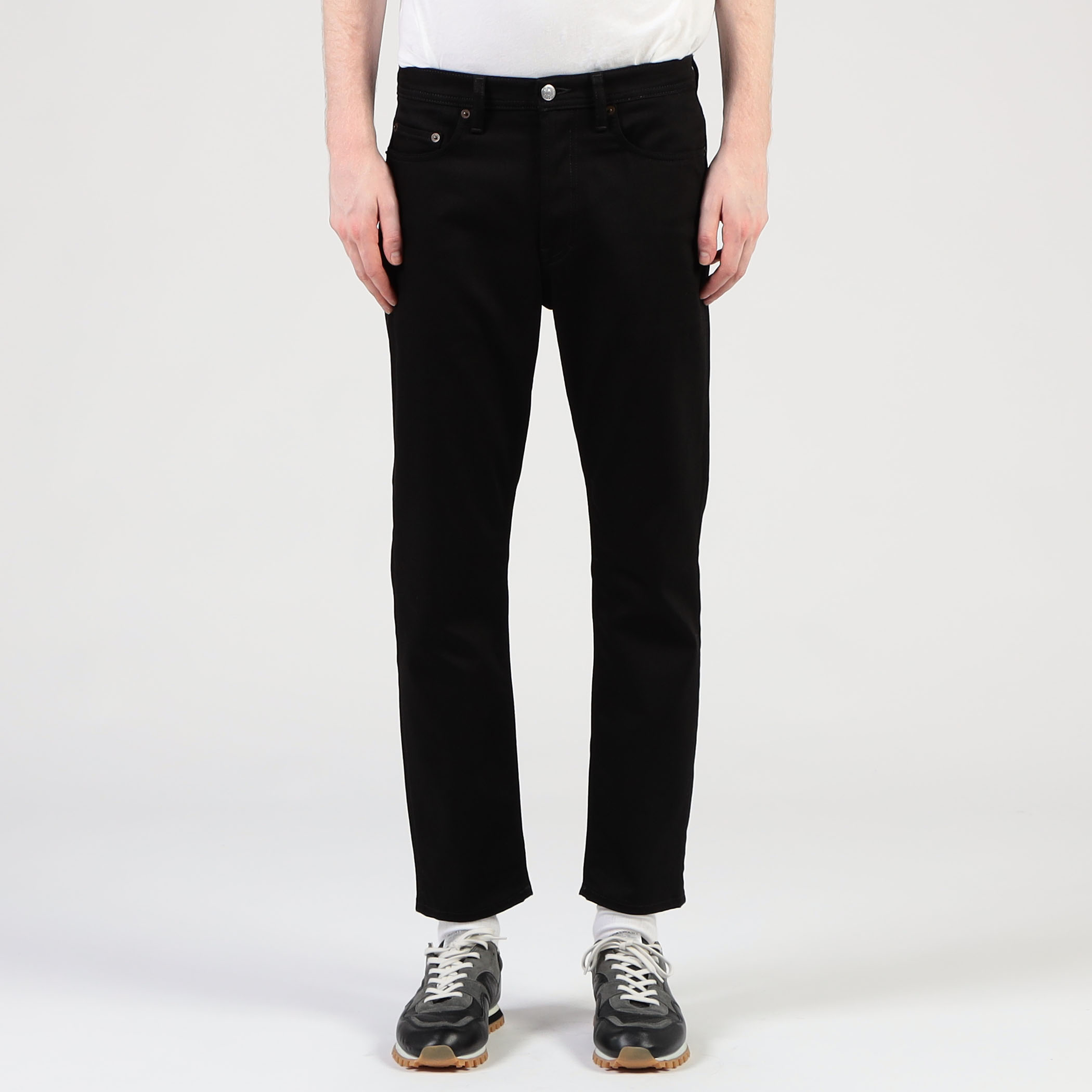 Acne Studios RIVER STAY BLACK DENIM コットンポリエステル ブラック