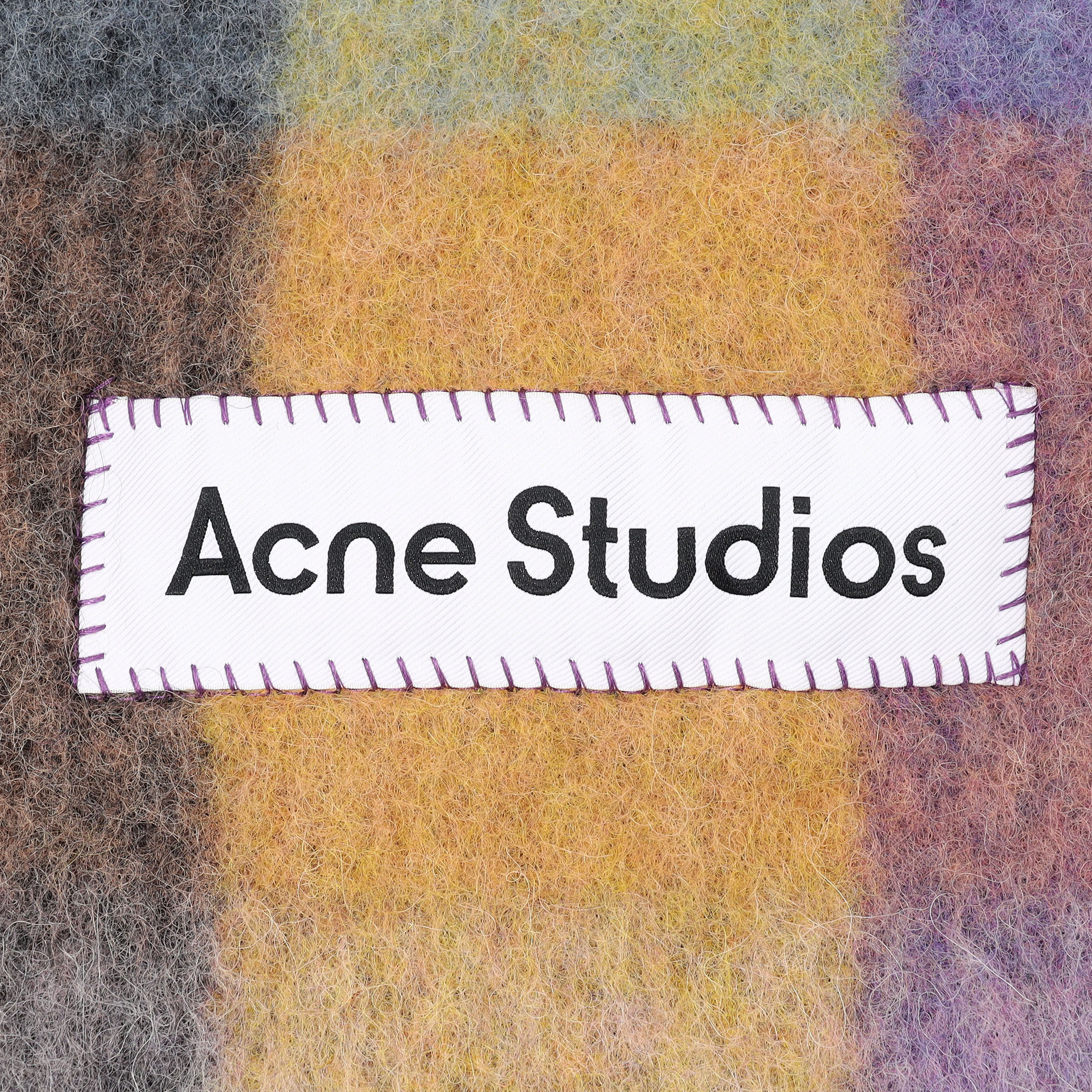 Acne Studios VALLY モヘアチェックストール｜トゥモローランド 公式通販