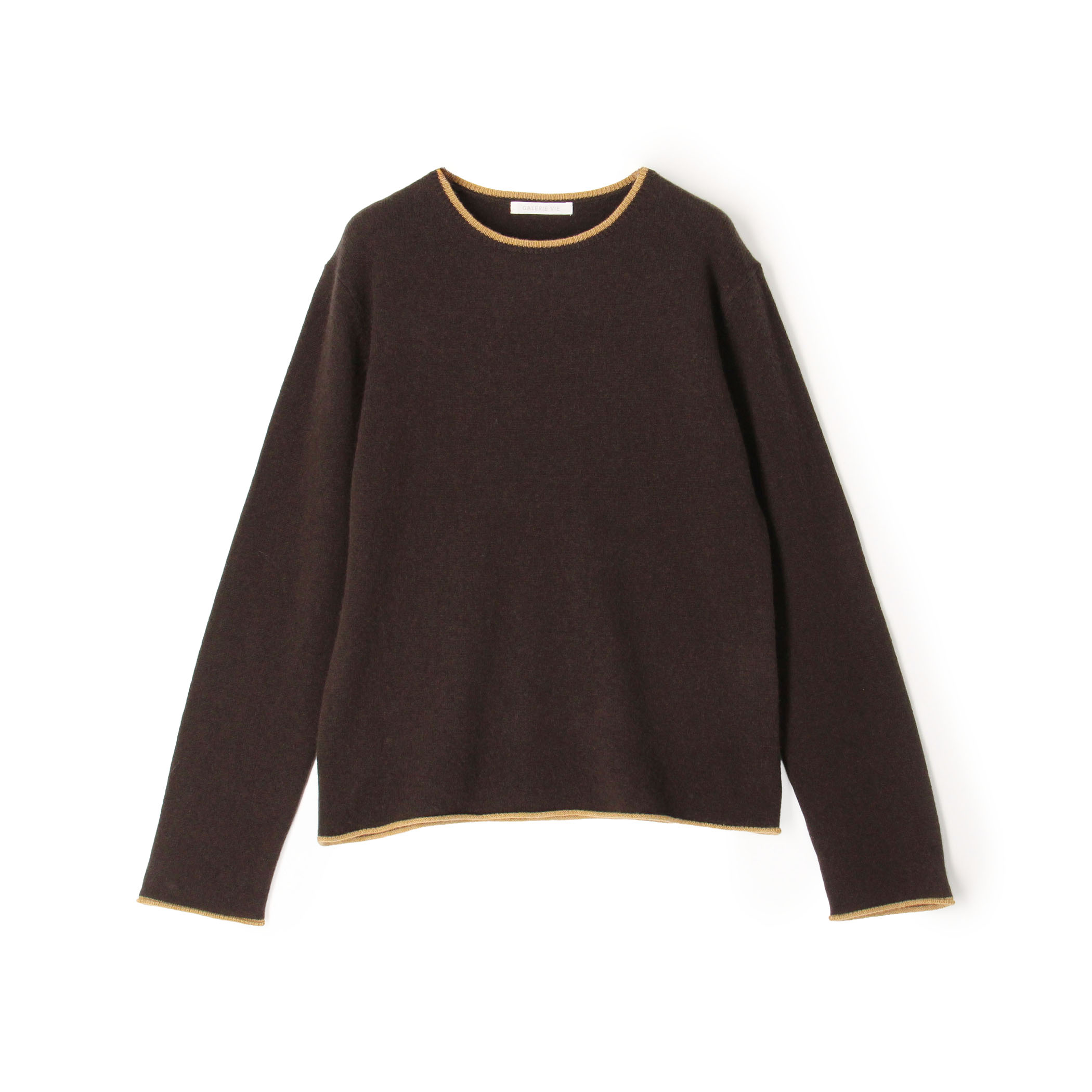 【WEB先行予約】スコットランドカシミヤ クルーネックプルオーバー