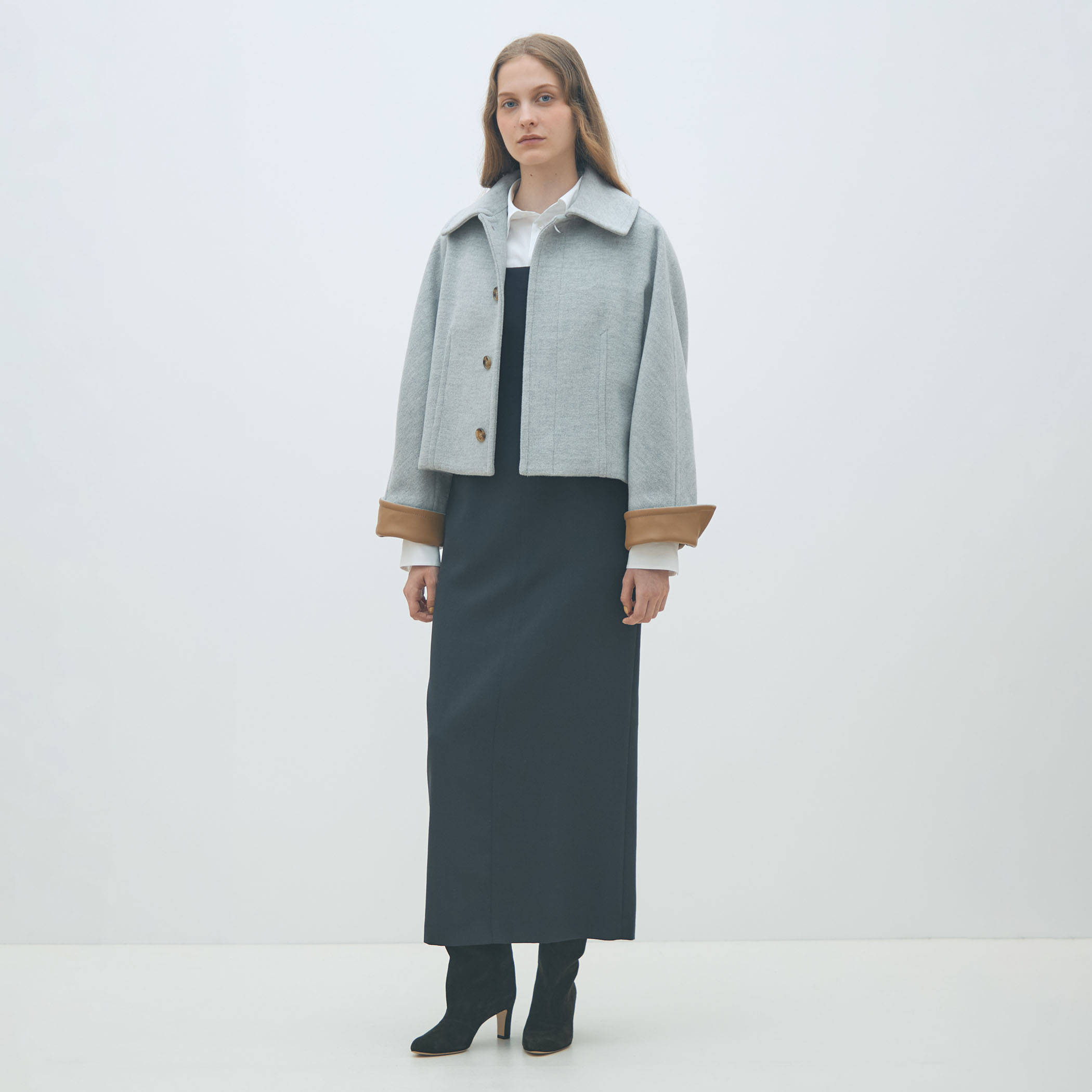 メルトンビーバー ショートコート｜トゥモローランド 公式通販