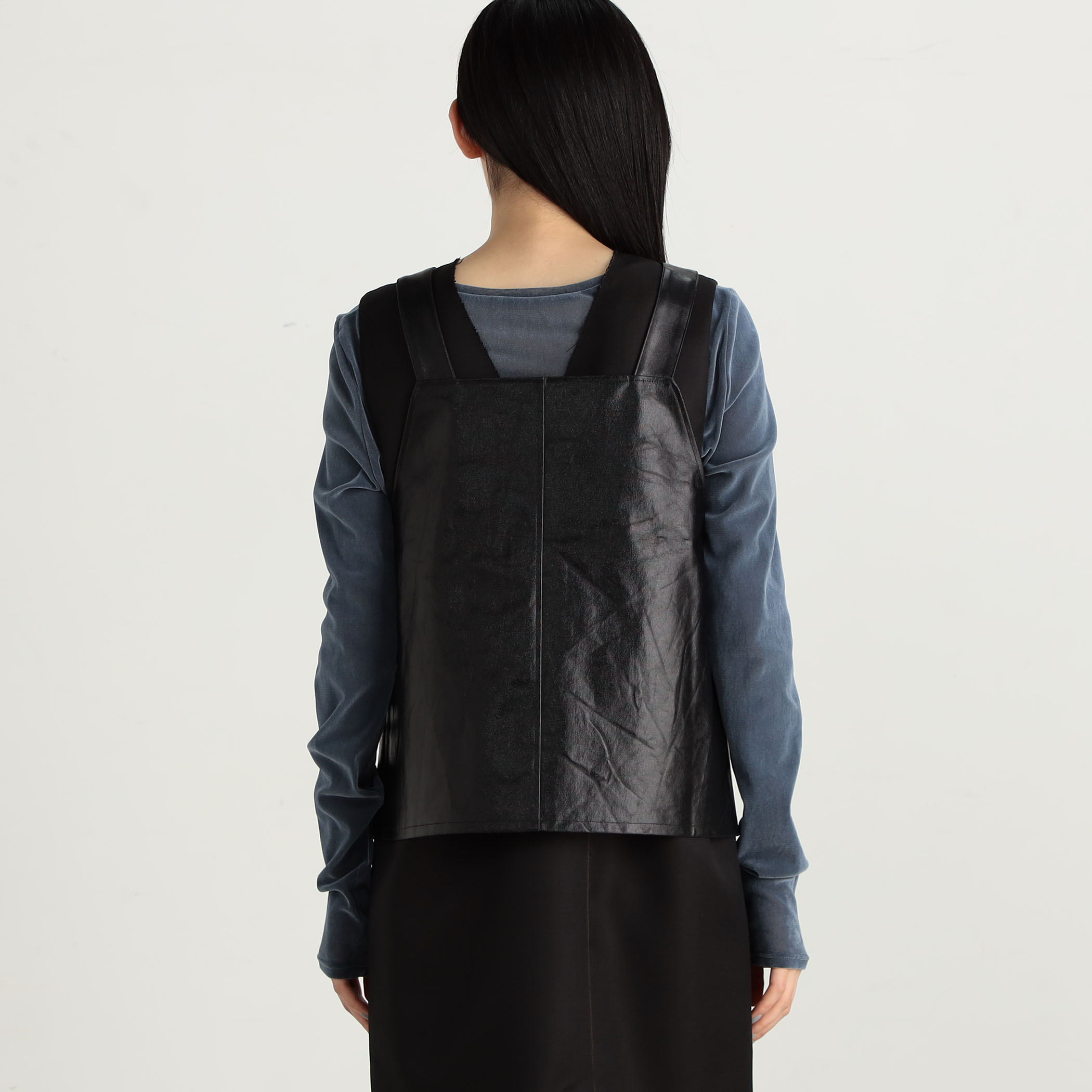 美品 24AW Edition エディション トゥモローランド レザーライク ストラップベスト 34-01-44-01006 サイズF ブラック レディース 古着 中古 レザーライク ストラップベスト｜トゥモローランド 公式通販