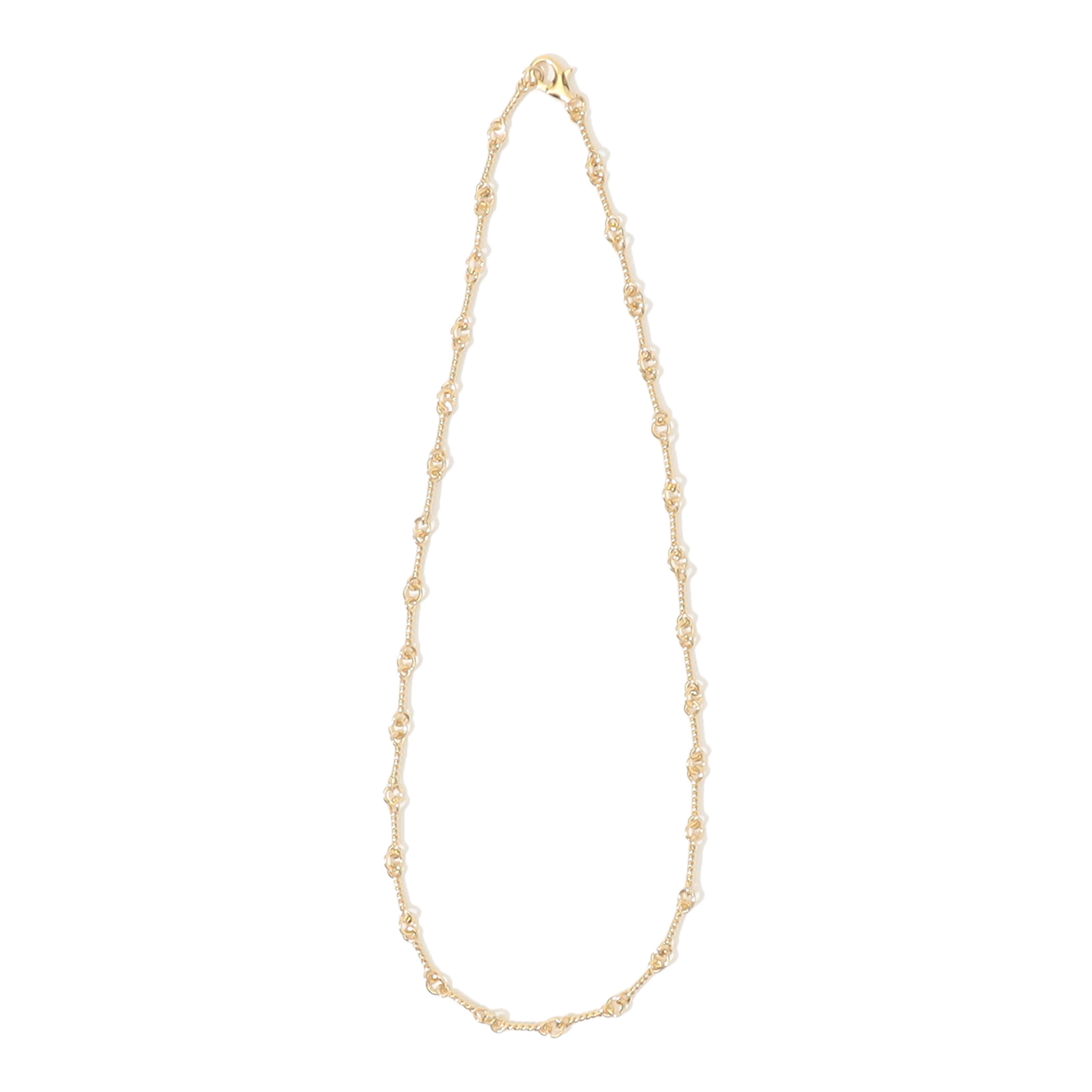 LAURA LOMBARDI RICCIO CHAIN ゴールドネックレス