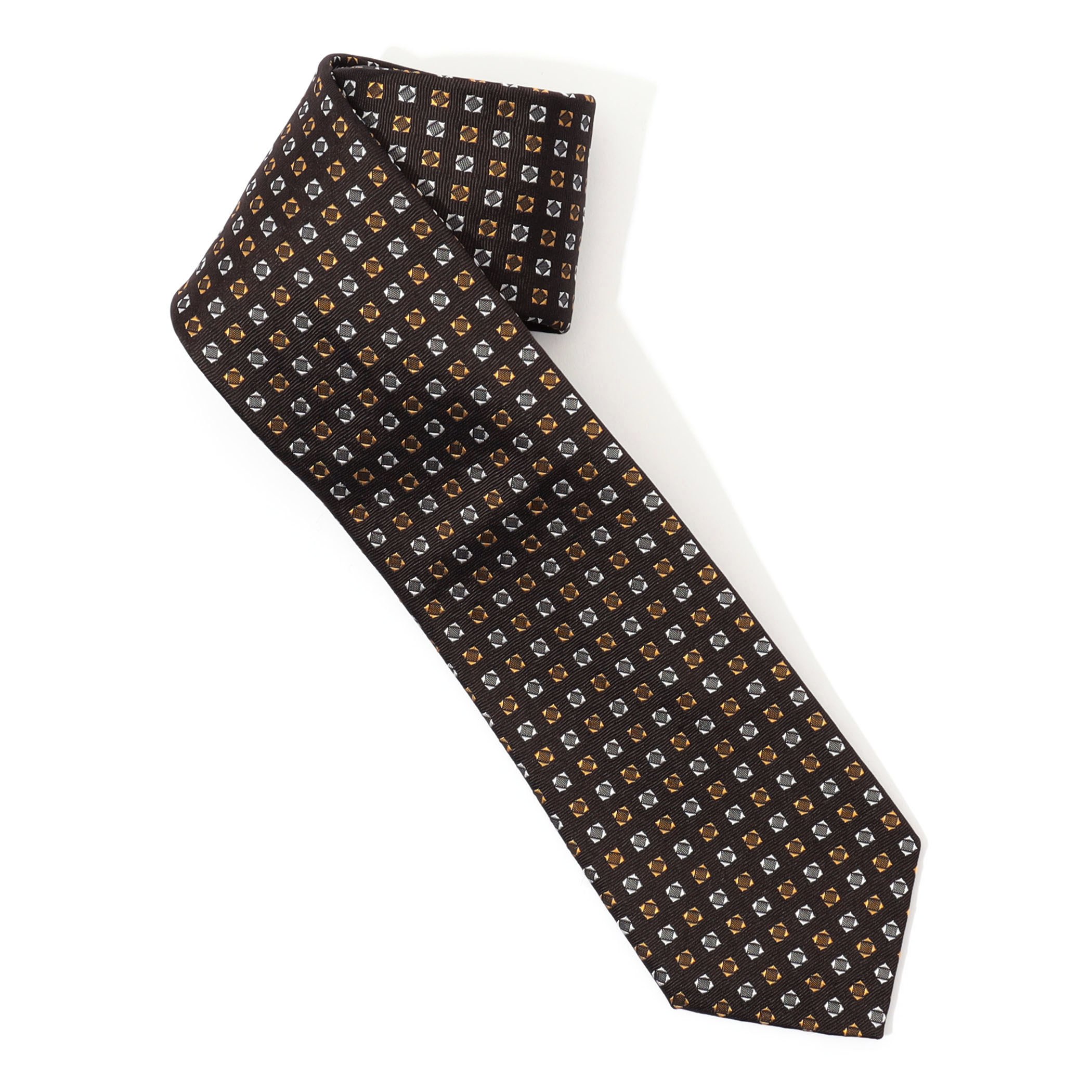 STEFANO BIGI シルクジャガード 小紋柄ネクタイ