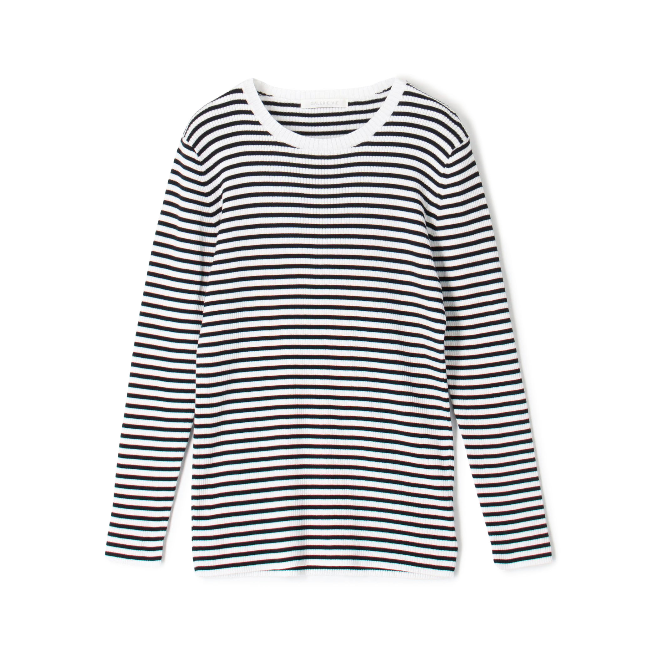 ギザコットンリブ クルーネックプルオーバー