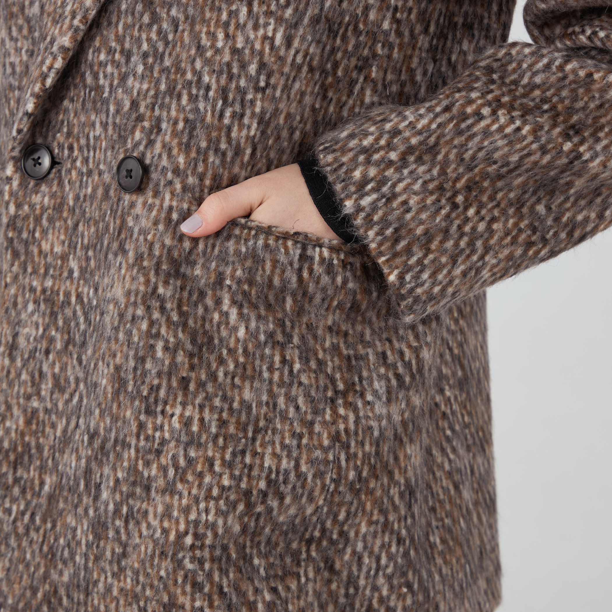 pellsiana ペルシャナ シャギージャケット gray shaggy jacket | pellsiana