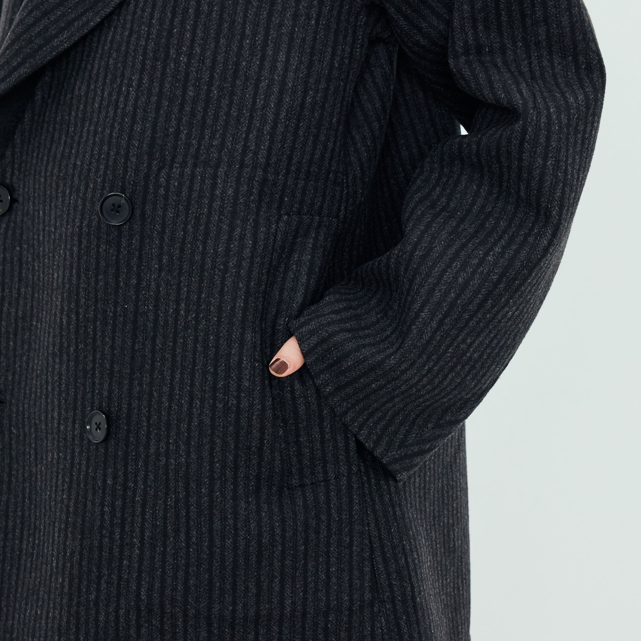 ウールダブルフェイス ピーコート｜トゥモローランド 公式通販