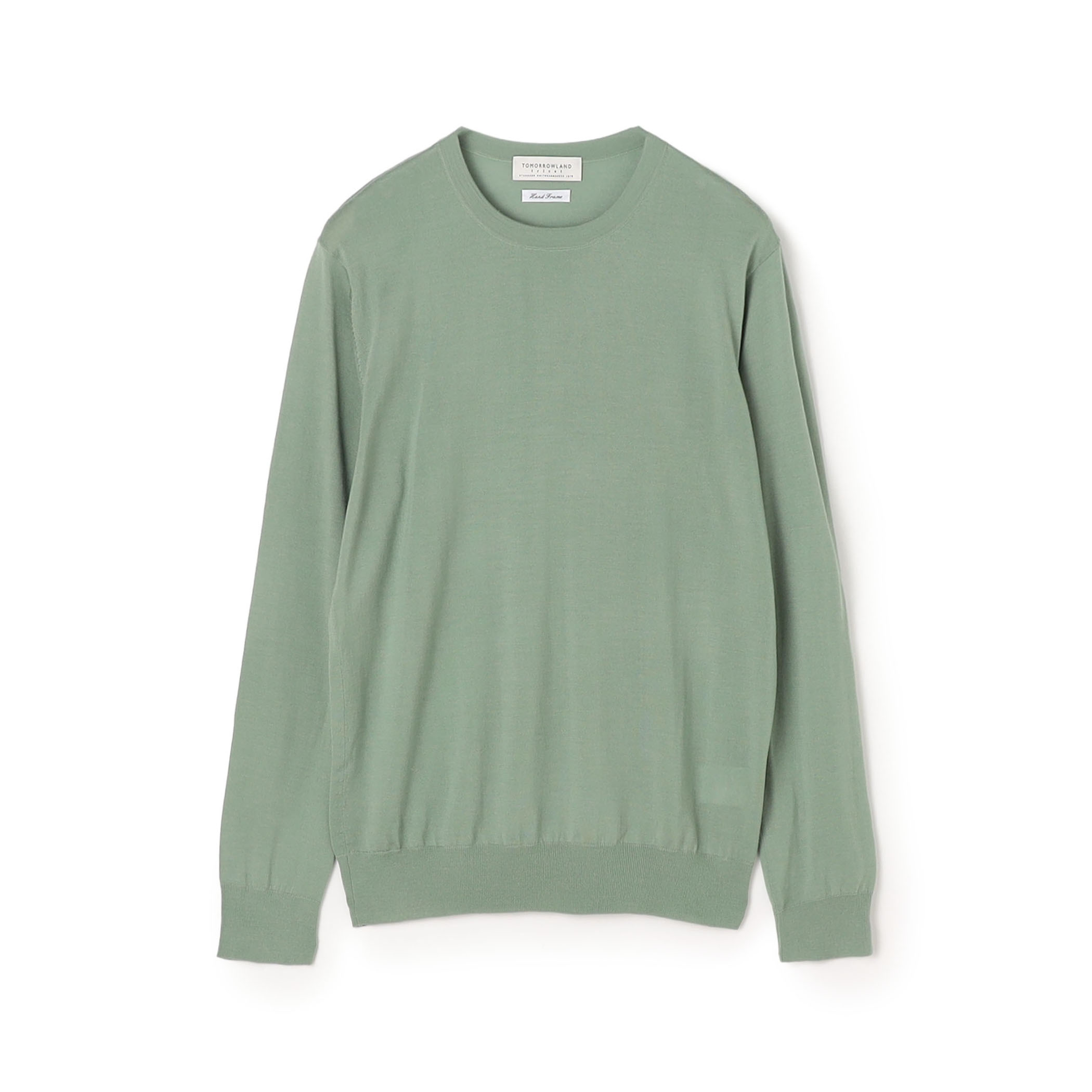 TOMORROWLAND tricot スーパーファインメリノウール クルーネックニット S-WOOL
