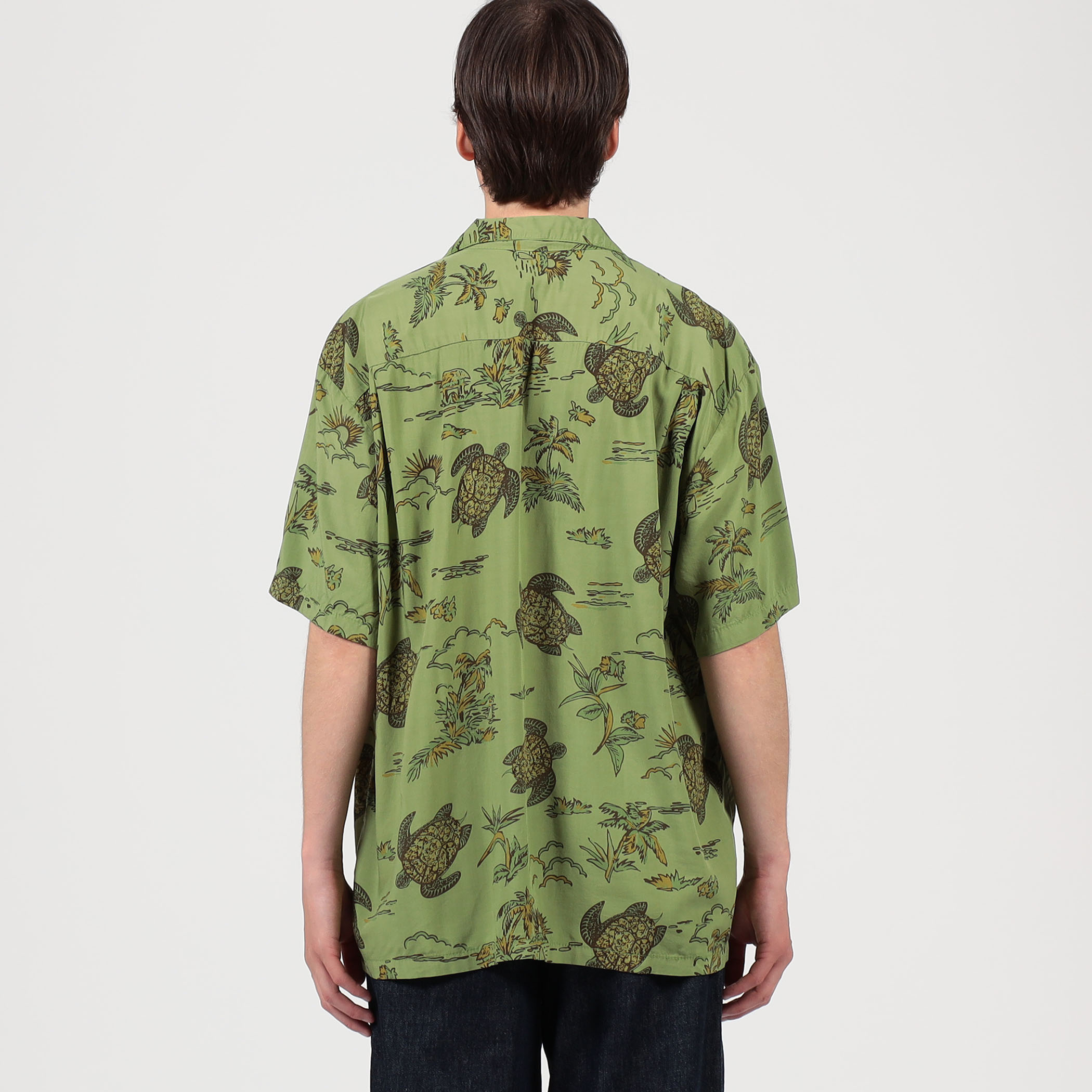 Two Palmsアロハシャツ&マキシドレス Aloha Outlet限定】 Two Palms ハワイアンロングドレス
