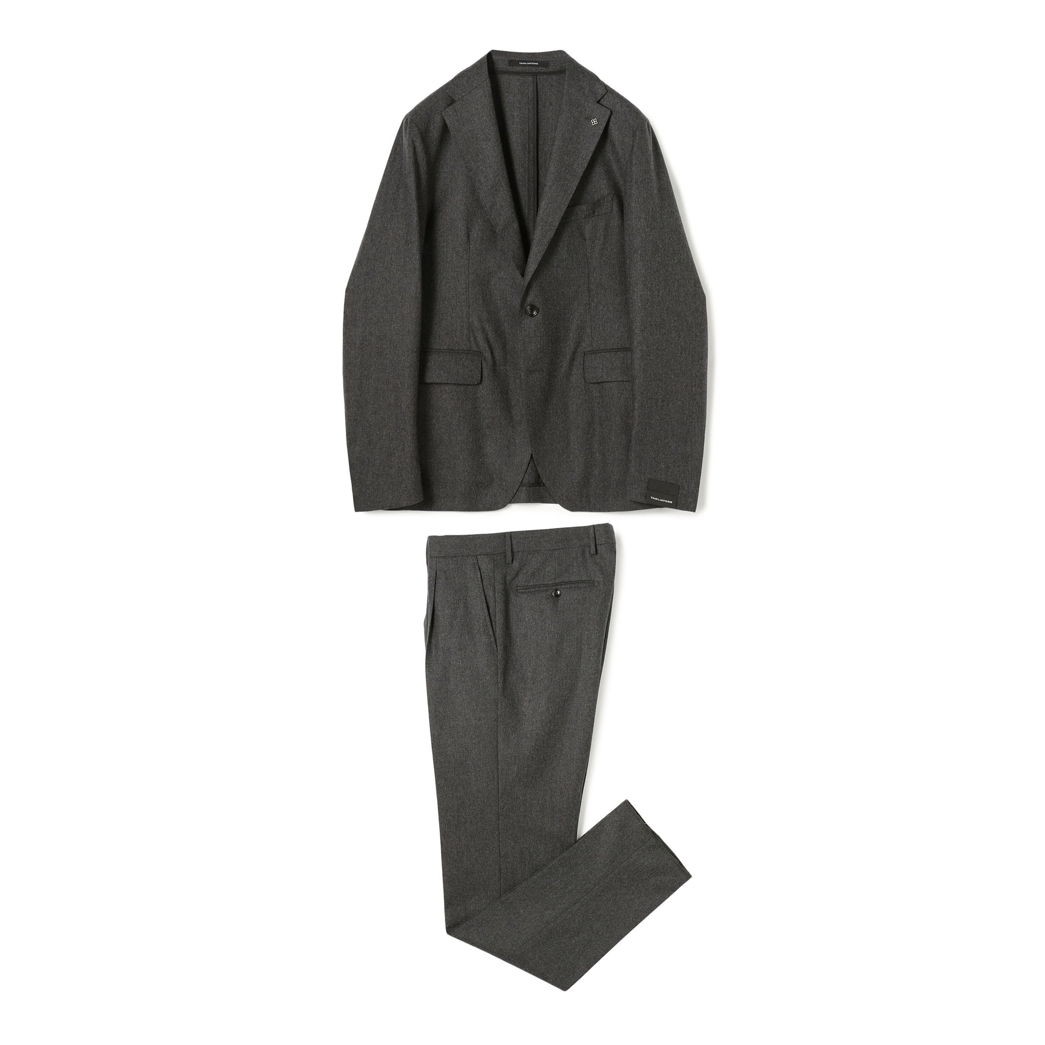 【別注】TAGLIATORE ウールサキソニー シングルブレステッド2Bスーツ