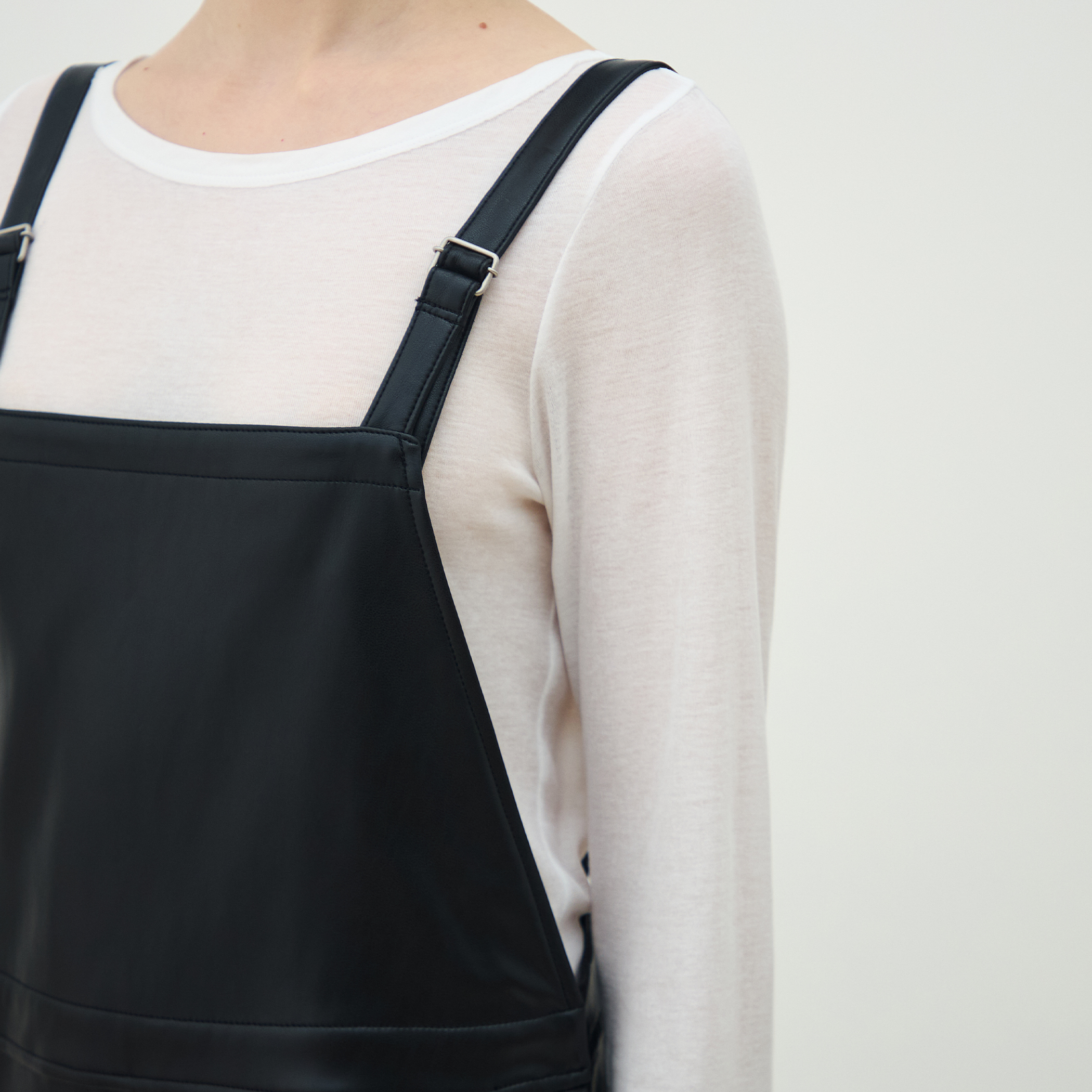 トゥモローランドサロペット新品 セール】コットンシルクデニム サロペット（サロペット/オーバーオール