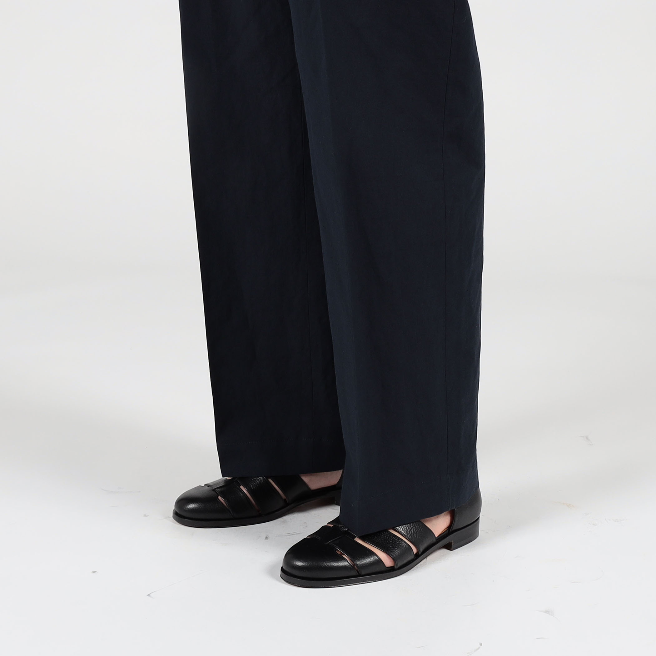 Tangent British army chinos リネンコットン ワイドパンツ
