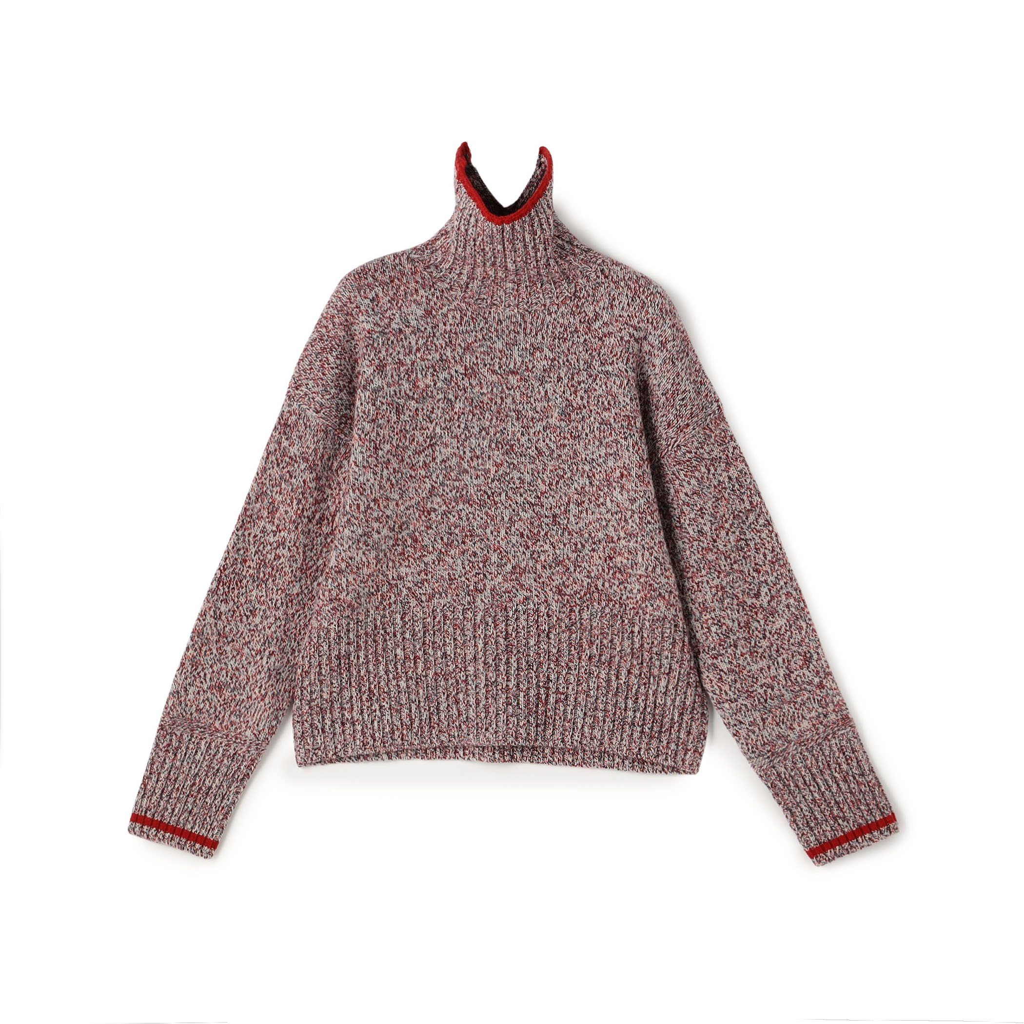 ファインラムズウール タートルネックプルオーバー