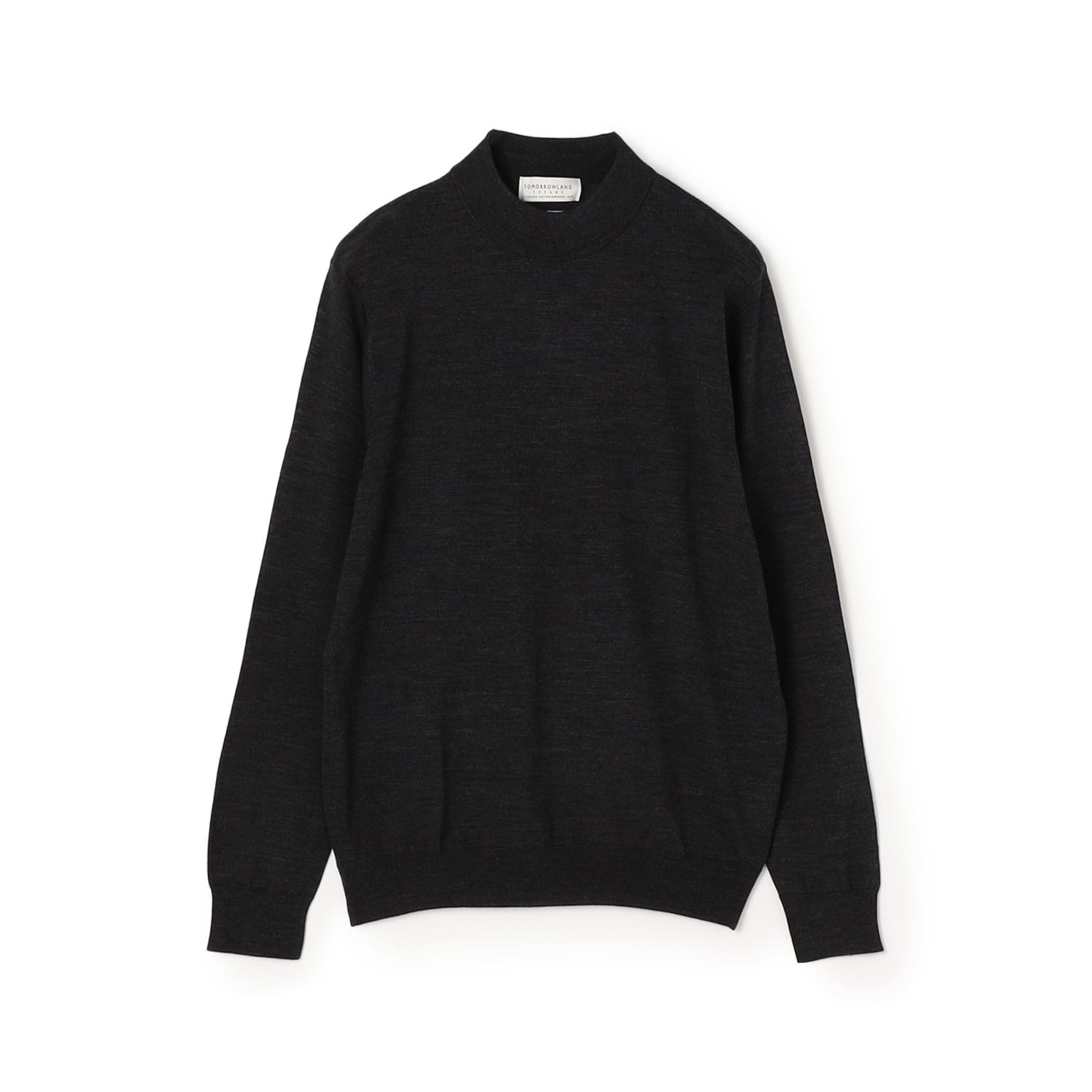 TOMORROWLAND tricot スーパーファインメリノウール モックネックニット S-WOOL
