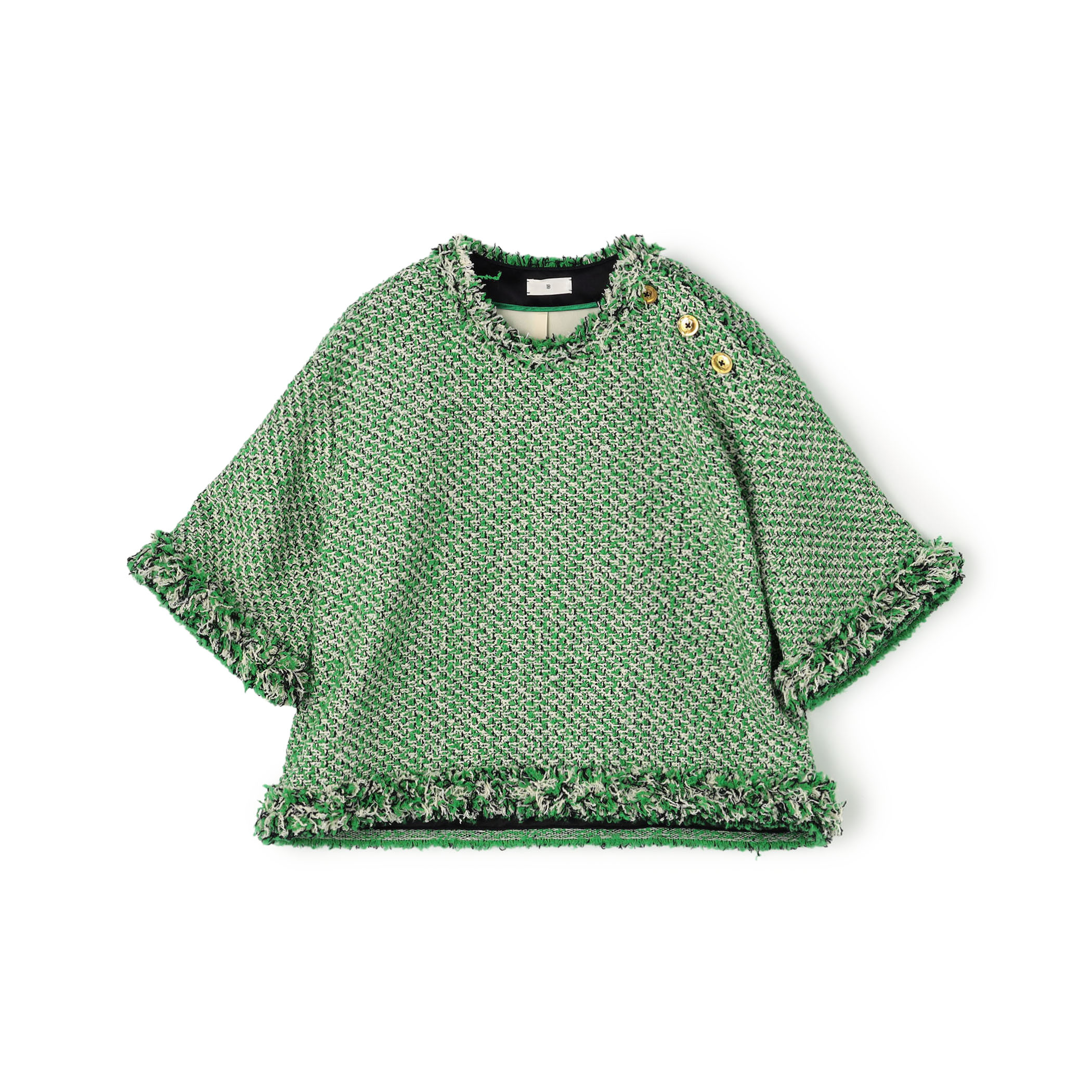 GREEN TWEED ハーフスリーブプルオーバー