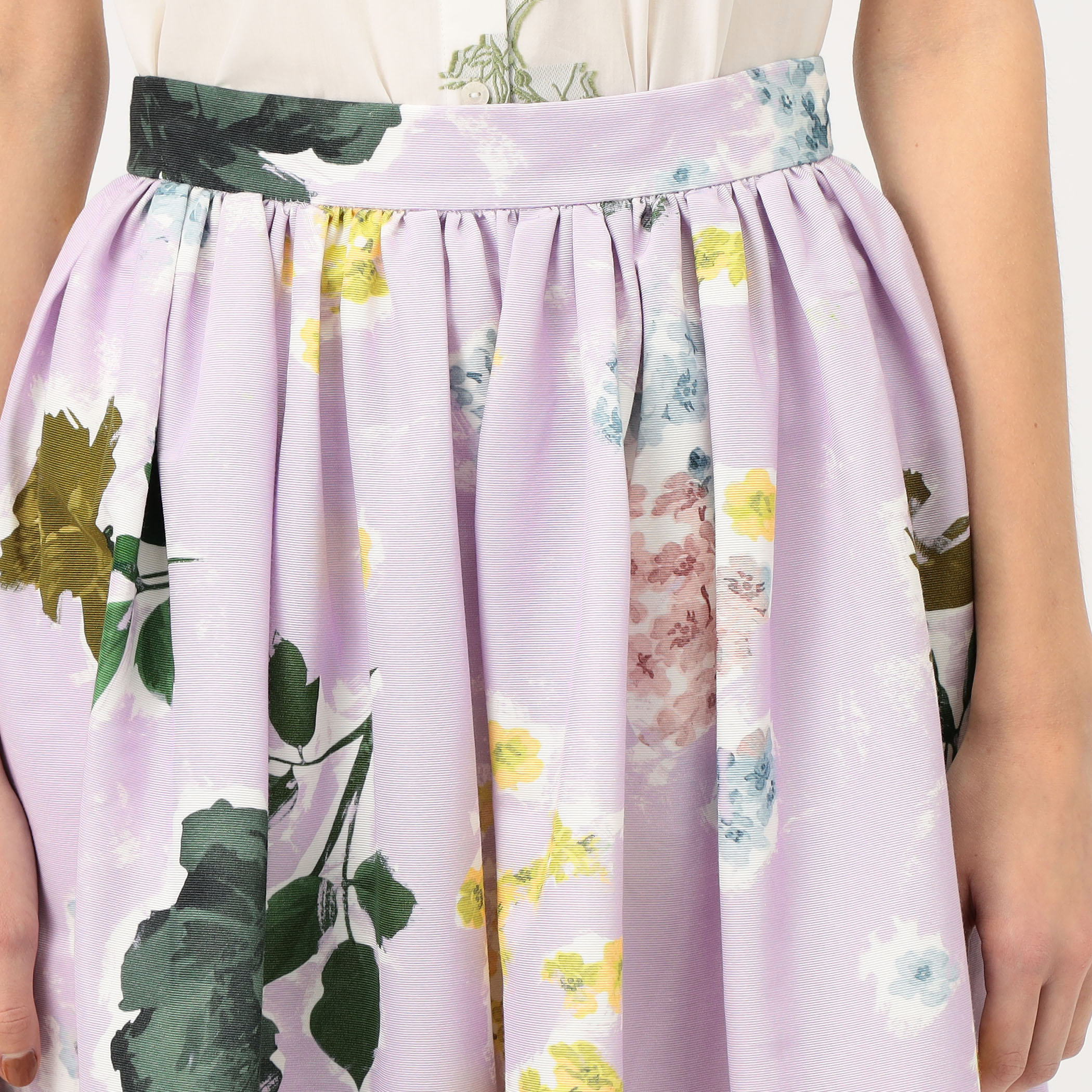 ERDEM GATHERED MIDI スカート｜トゥモローランド 公式サイト