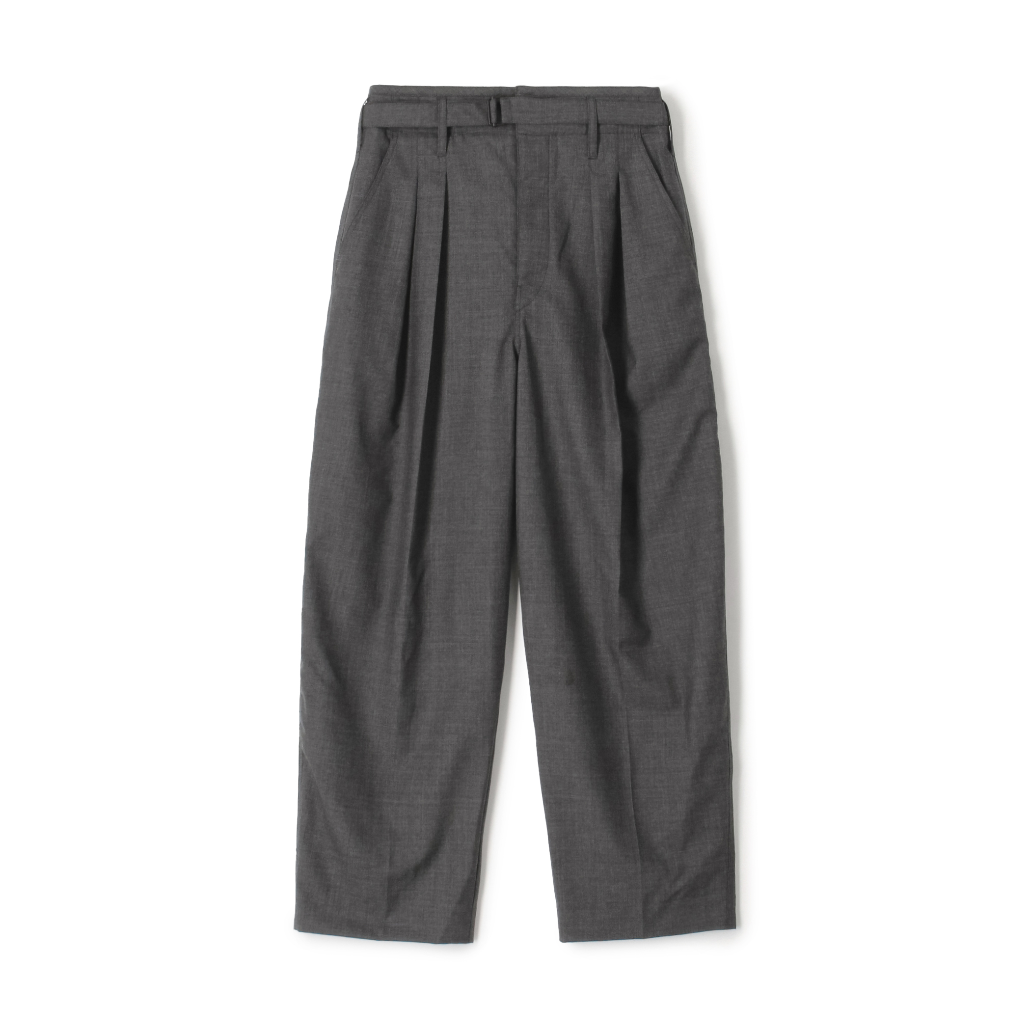 LEMAIRE  BELTED PLEATED PANTS