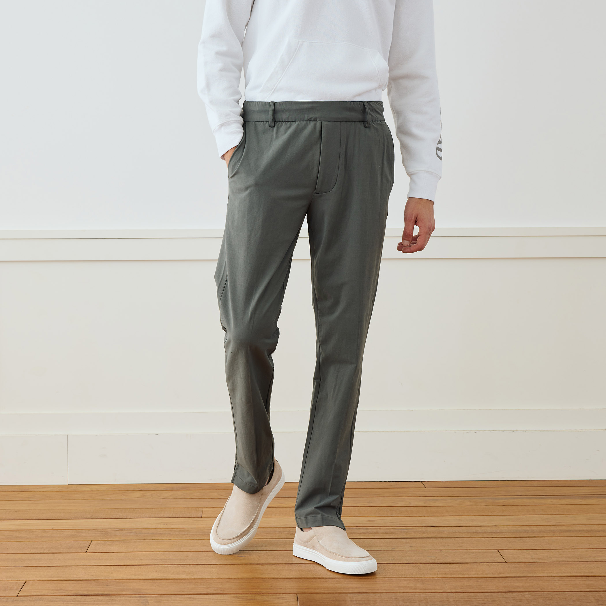 コットンナイロンストレッチ スリムパンツ MHPC1357｜トゥモローランド