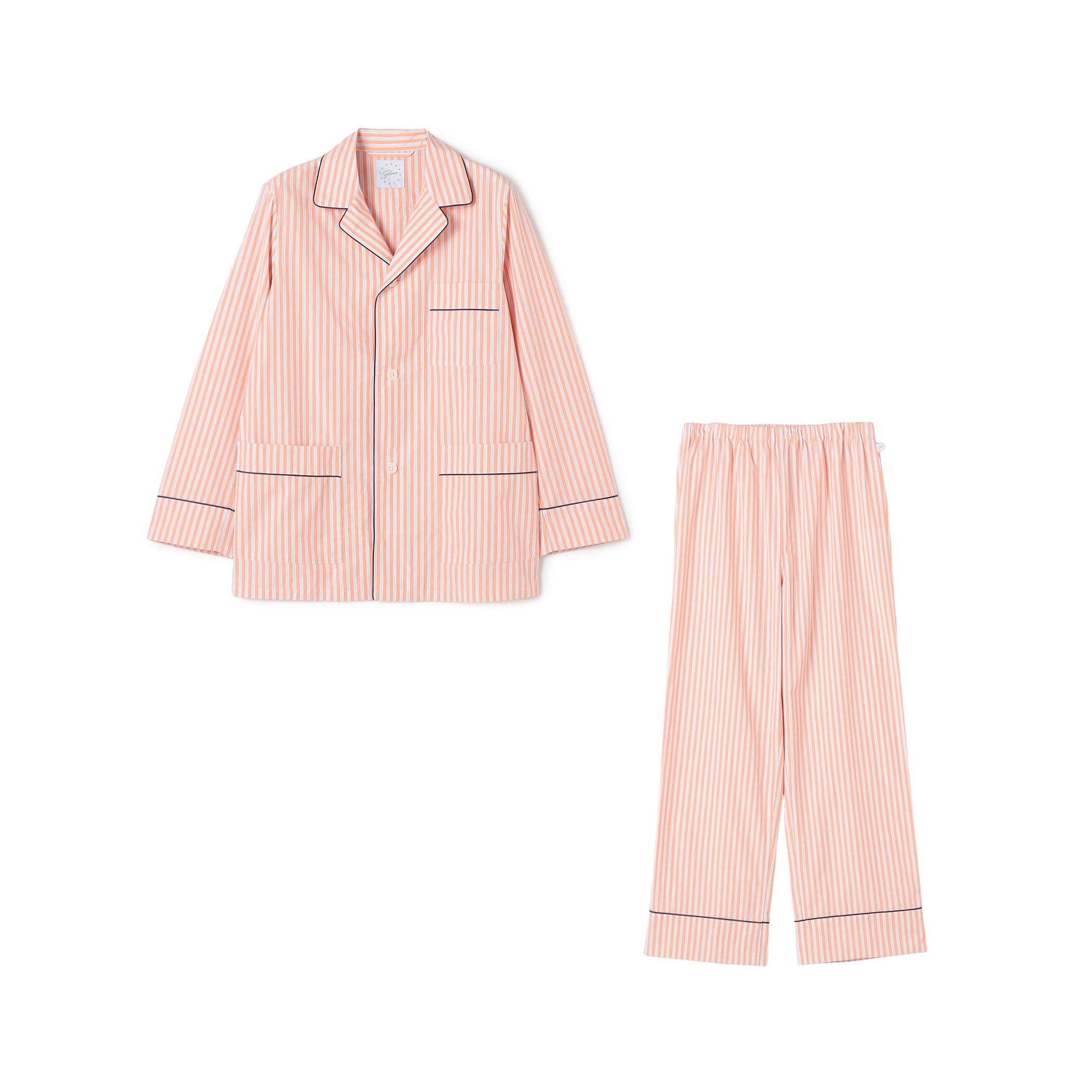 コットンブロードストライプ パジャマ（ウィメンズ）