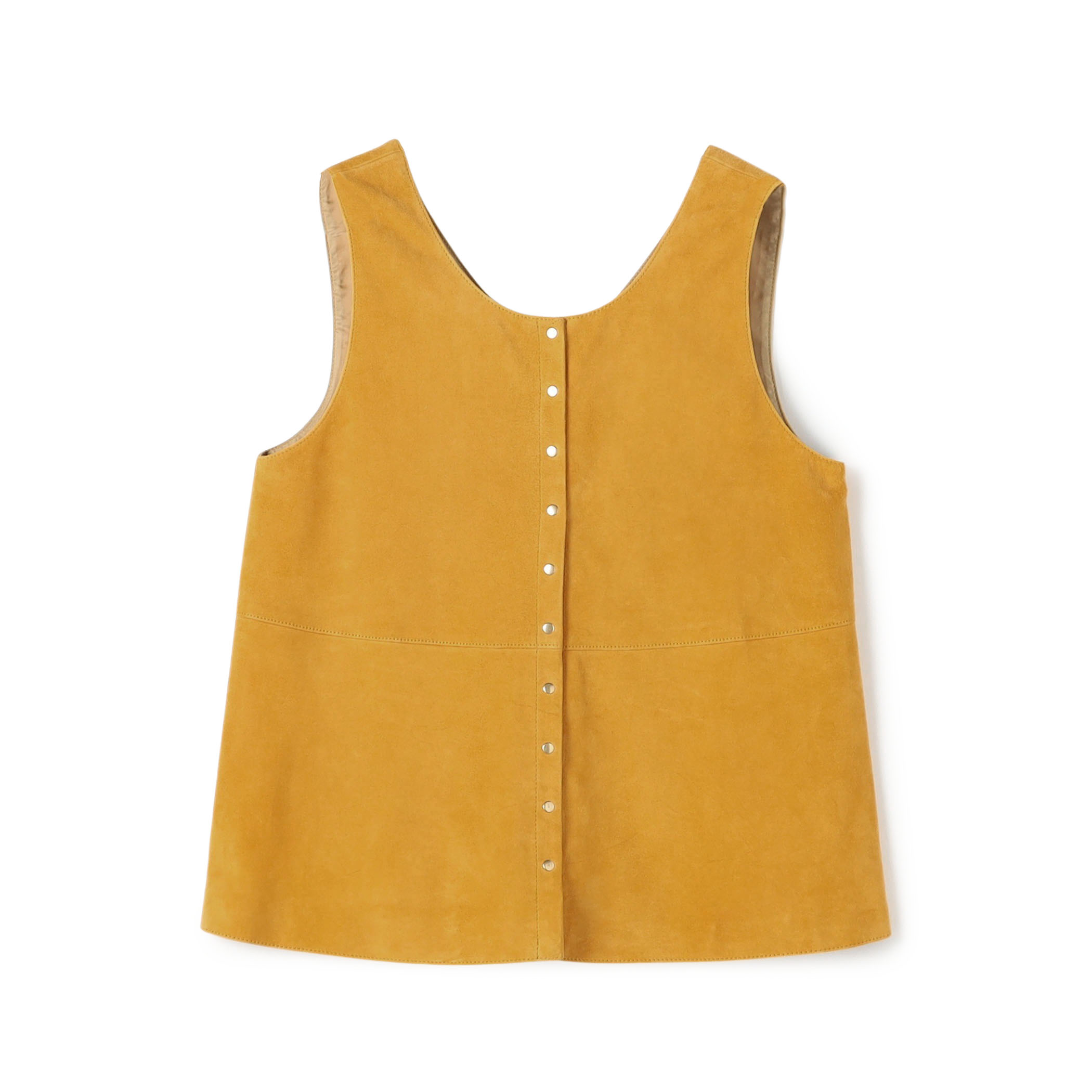 【WEB先行予約】ゴートスエード 2-wayチュニックジレ