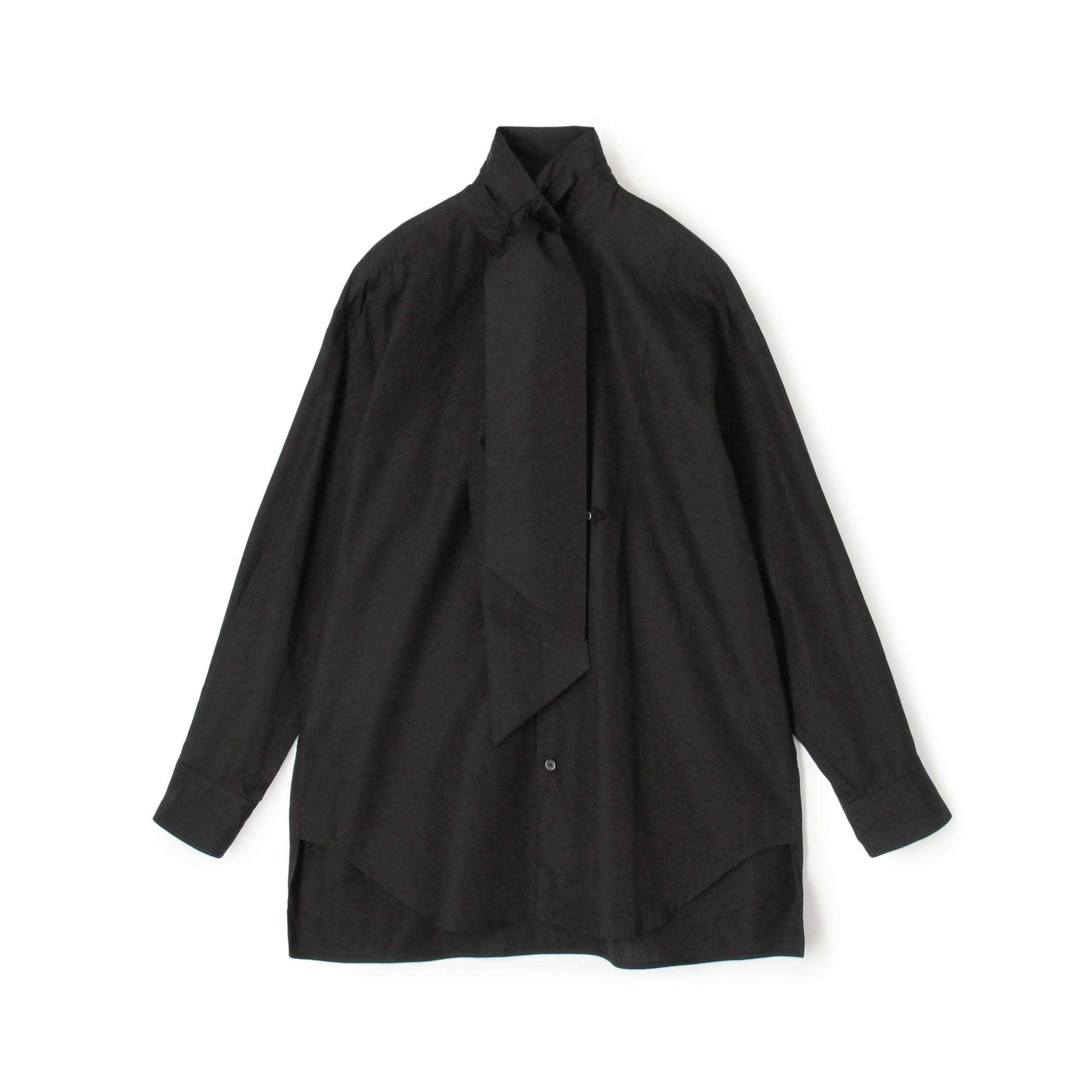 【別注】The CLASIK TIE NECK BOSOM SHIRT ボウタイシャツ