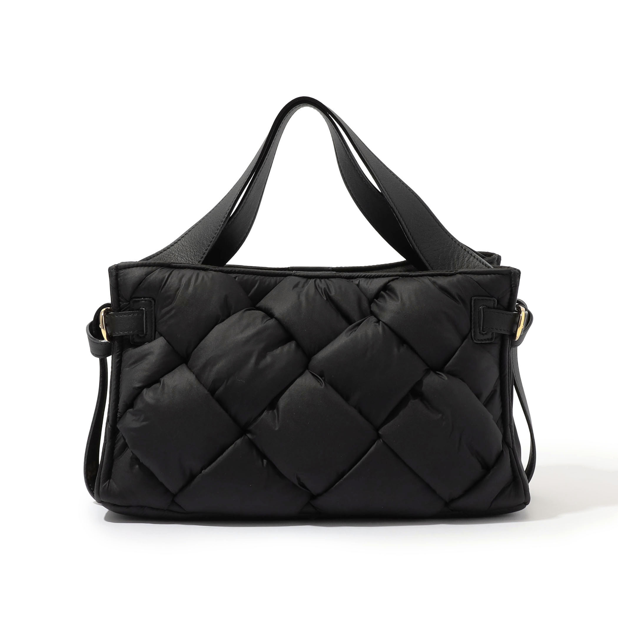 VIOLAd'ORO NYLON BOX TOTE ハンドバッグ