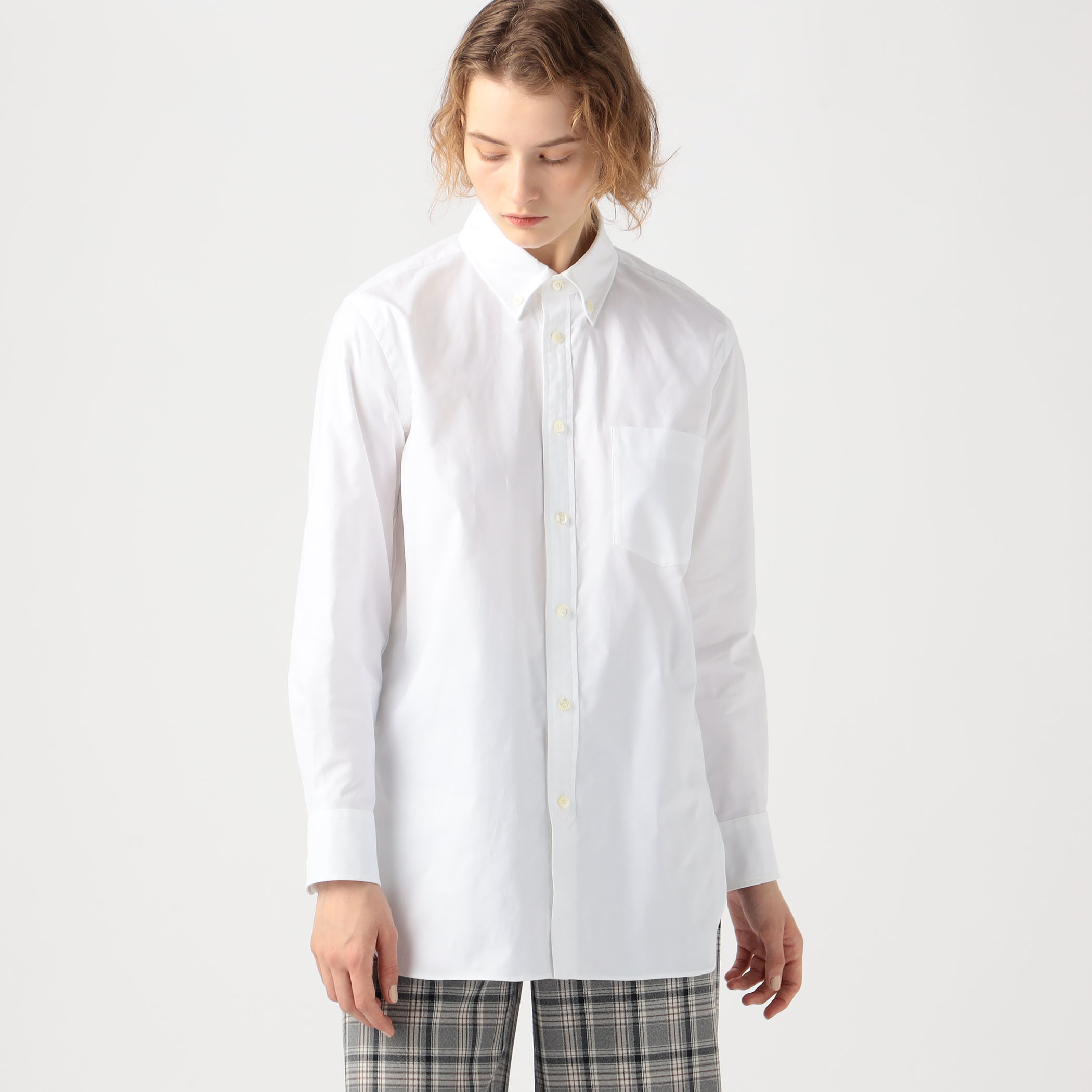 【TOMORROWLAND BUYING WEAR】UNION LAUNCH コットン ボタンダウンシャツ UNION LAUNCH コットン ボタンダウンシャツ｜トゥモローランド