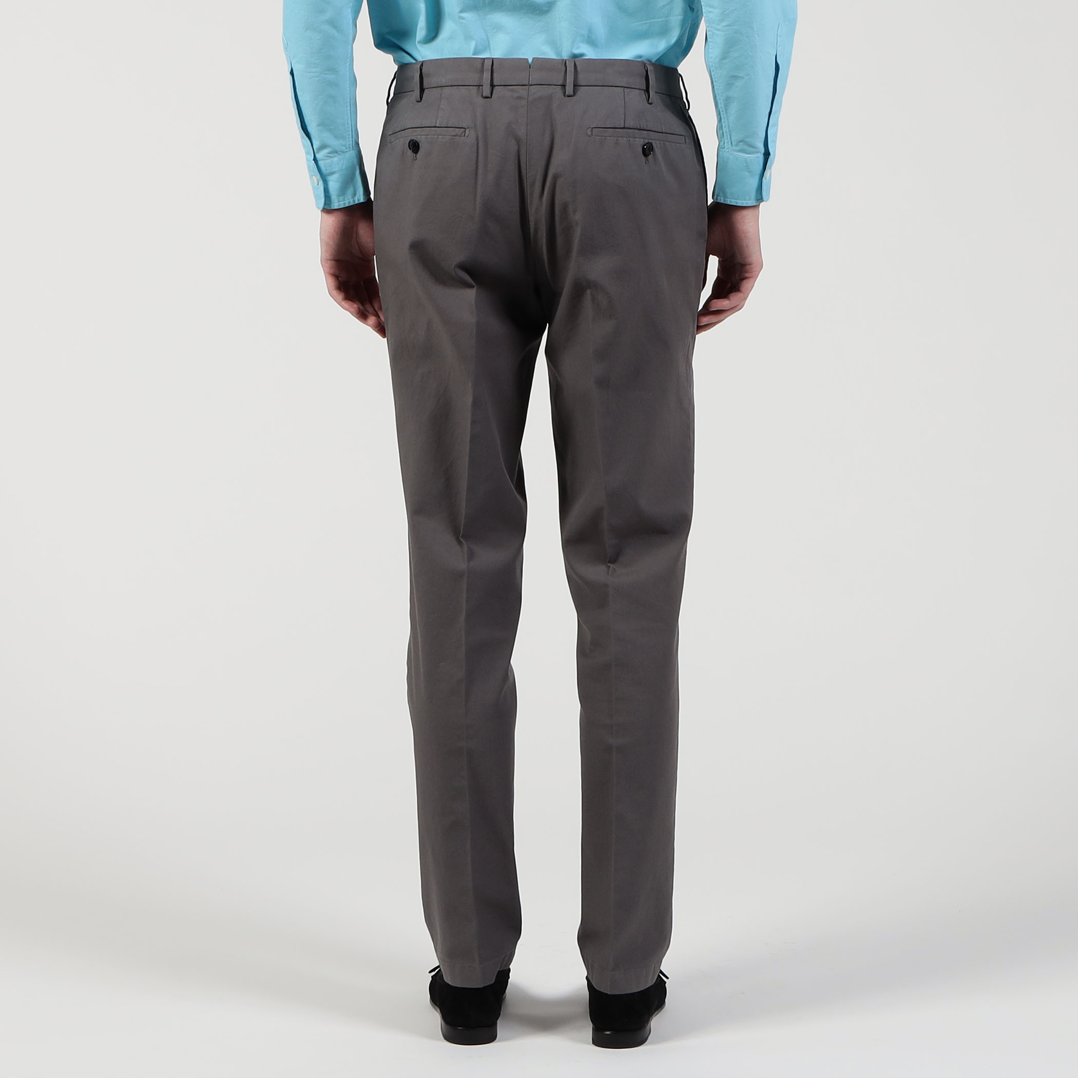 トゥモローランド　グレー　ストレッチ素材　サイズ36(S) □ストレッチオックスフォード スリムストレートパンツ