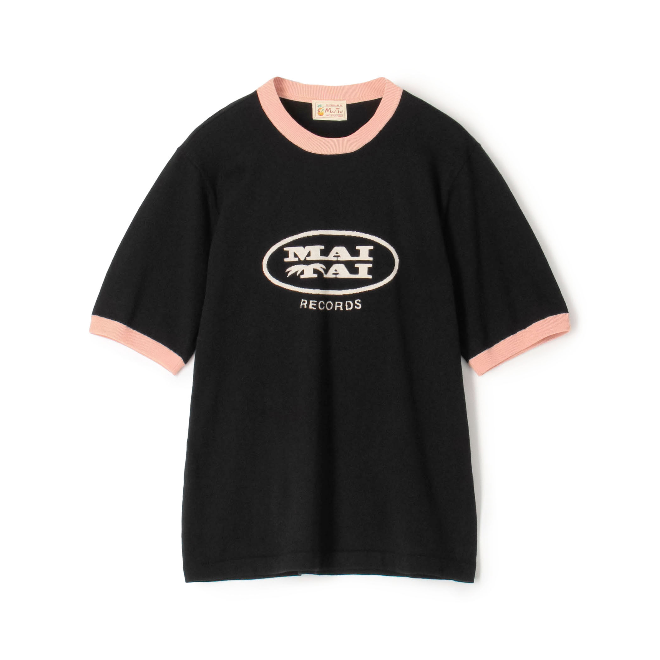 Mai Tai メランジコットン リンガーニットTシャツ