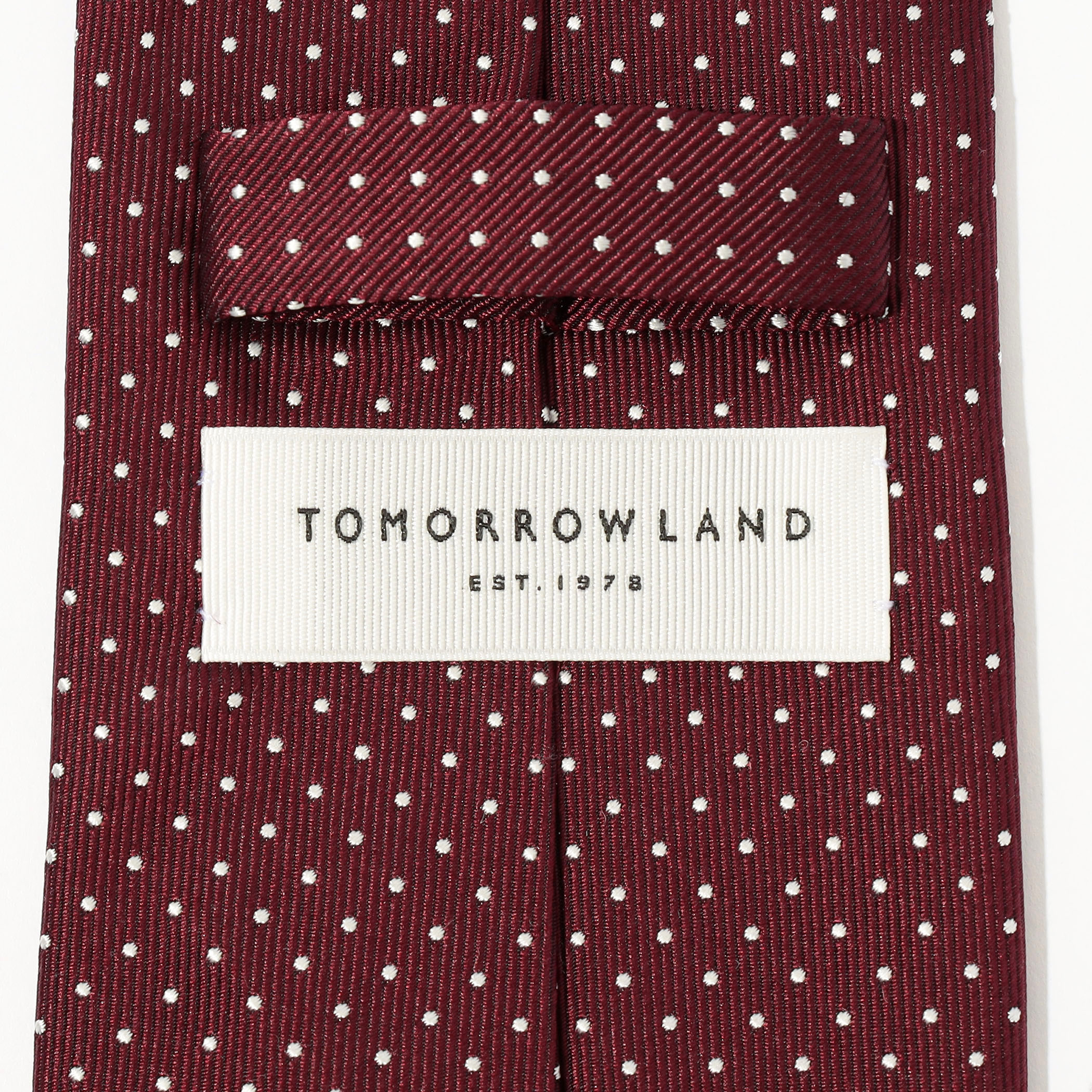 TOMORROWLAND シルクマイクロピンドットネクタイ|トゥモローランド TOMORROWLAND シルクマイクロピンドットネクタイ|トゥモローランド