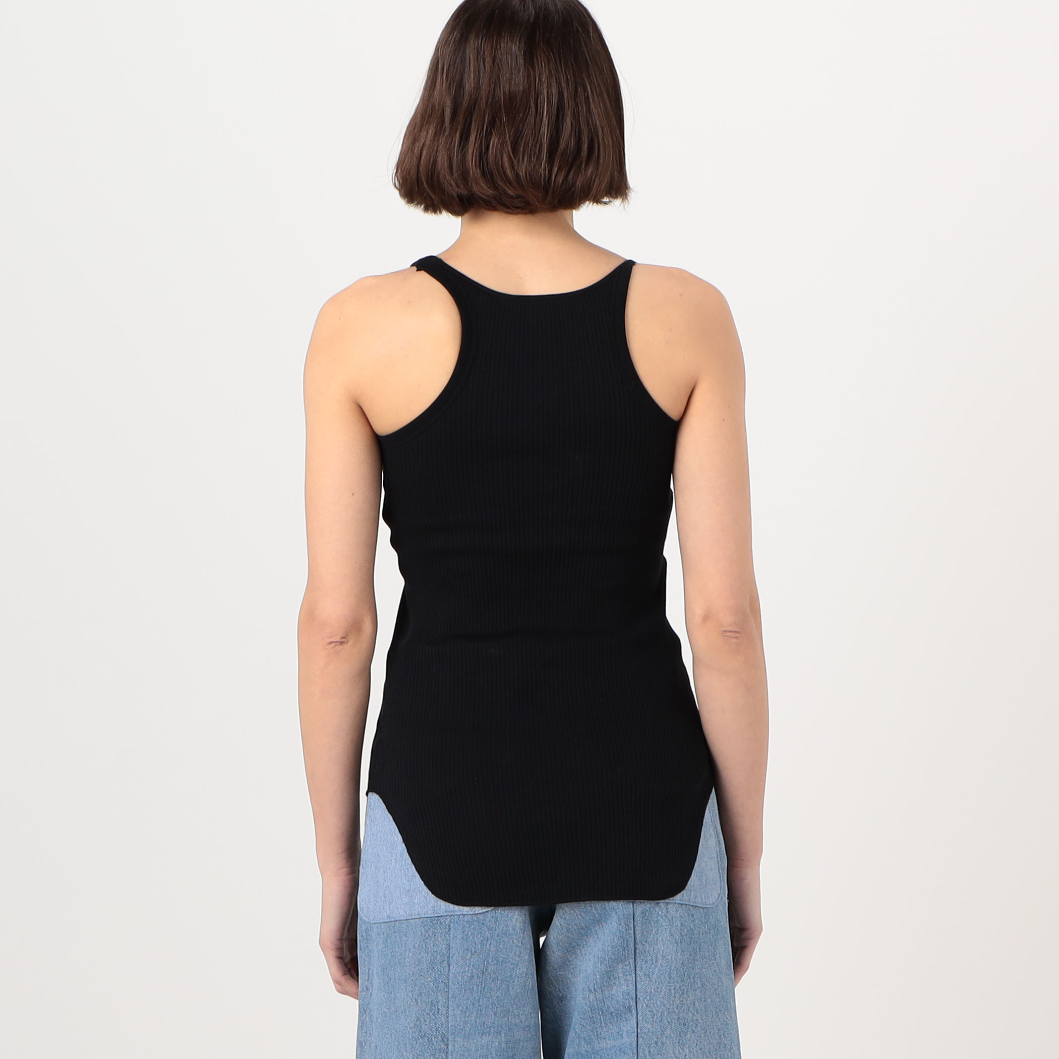 HAKUJI コットン アシンメトリータンクトップ｜トゥモローランド 公式通販