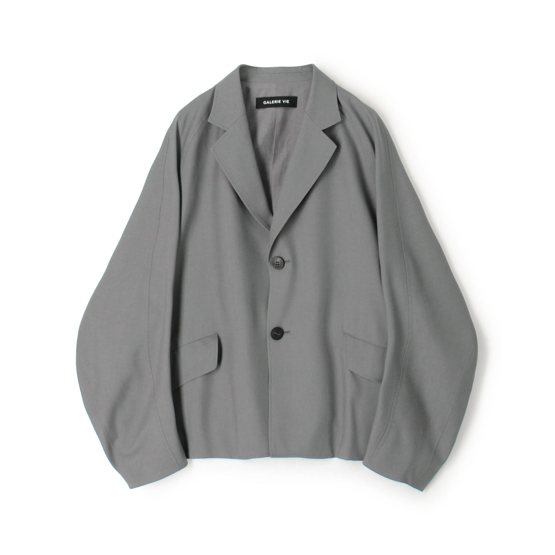 ウォッシャブルトロピカル チェスターカラージャケット