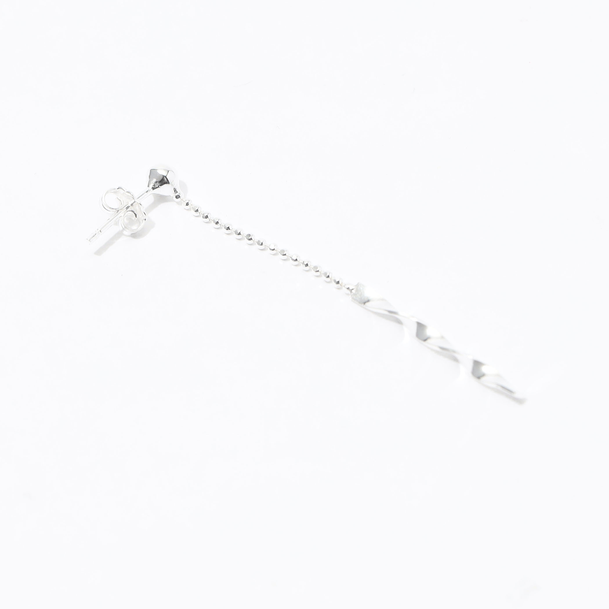 ピアス　No.4999 ロードクロサイト K18ピアス(スタッド/4本爪)《WEPN3489