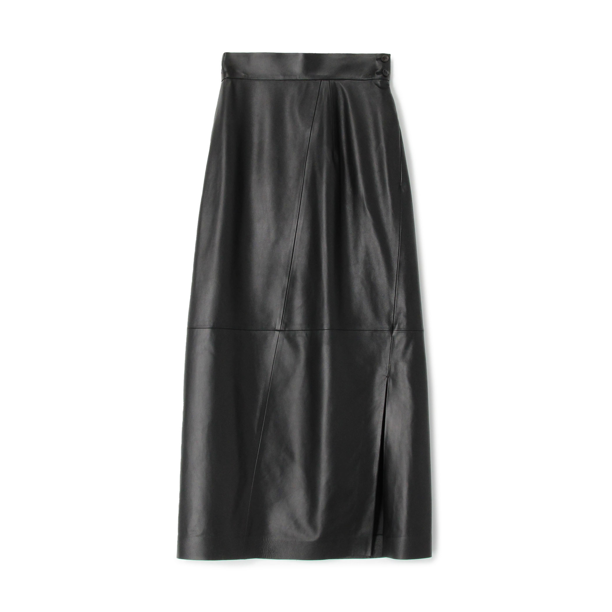 ブラックシープ羊新品未使用品ビンテージブラックレザータイトスカート黒革皮個性ファッション