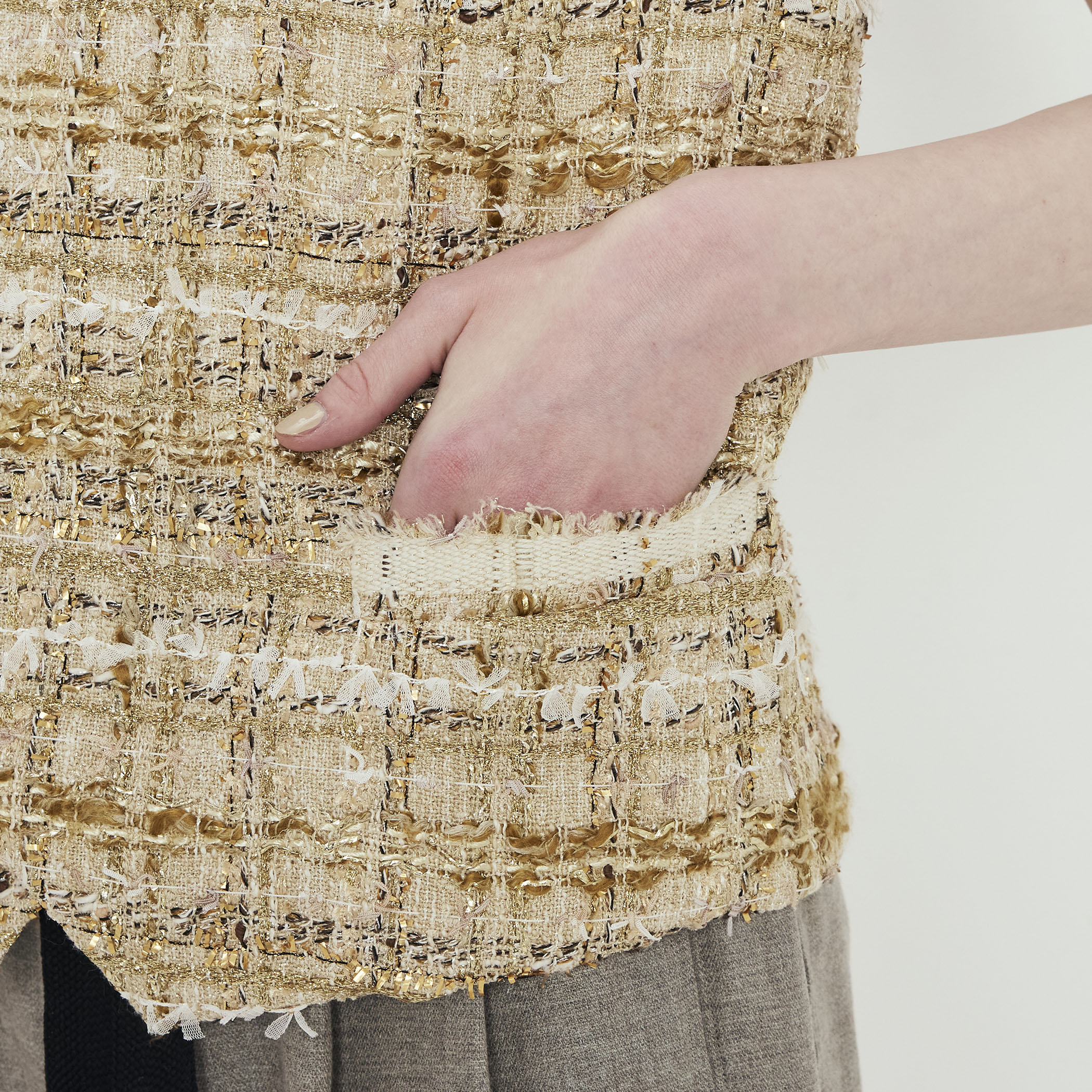 GOLD TWEED ショートジレ｜トゥモローランド 公式サイト