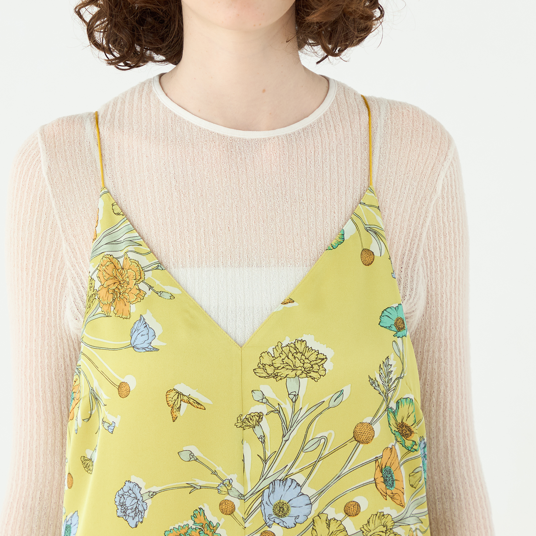 別注】manipuri for Ballsey Collage Bloom キャミソール