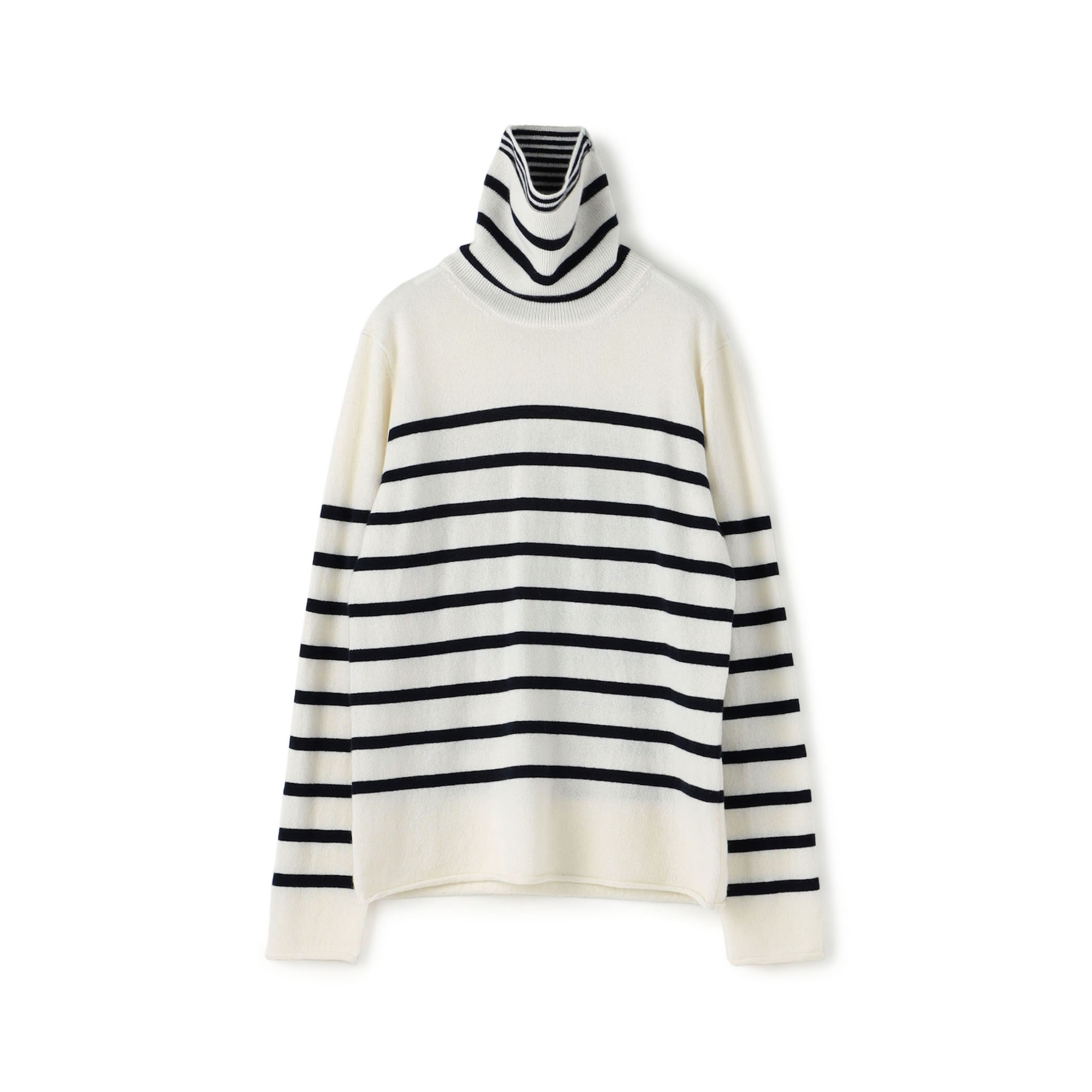 カシミヤ100%◇スコットランド製◇Black&White ブラック&ホワイト