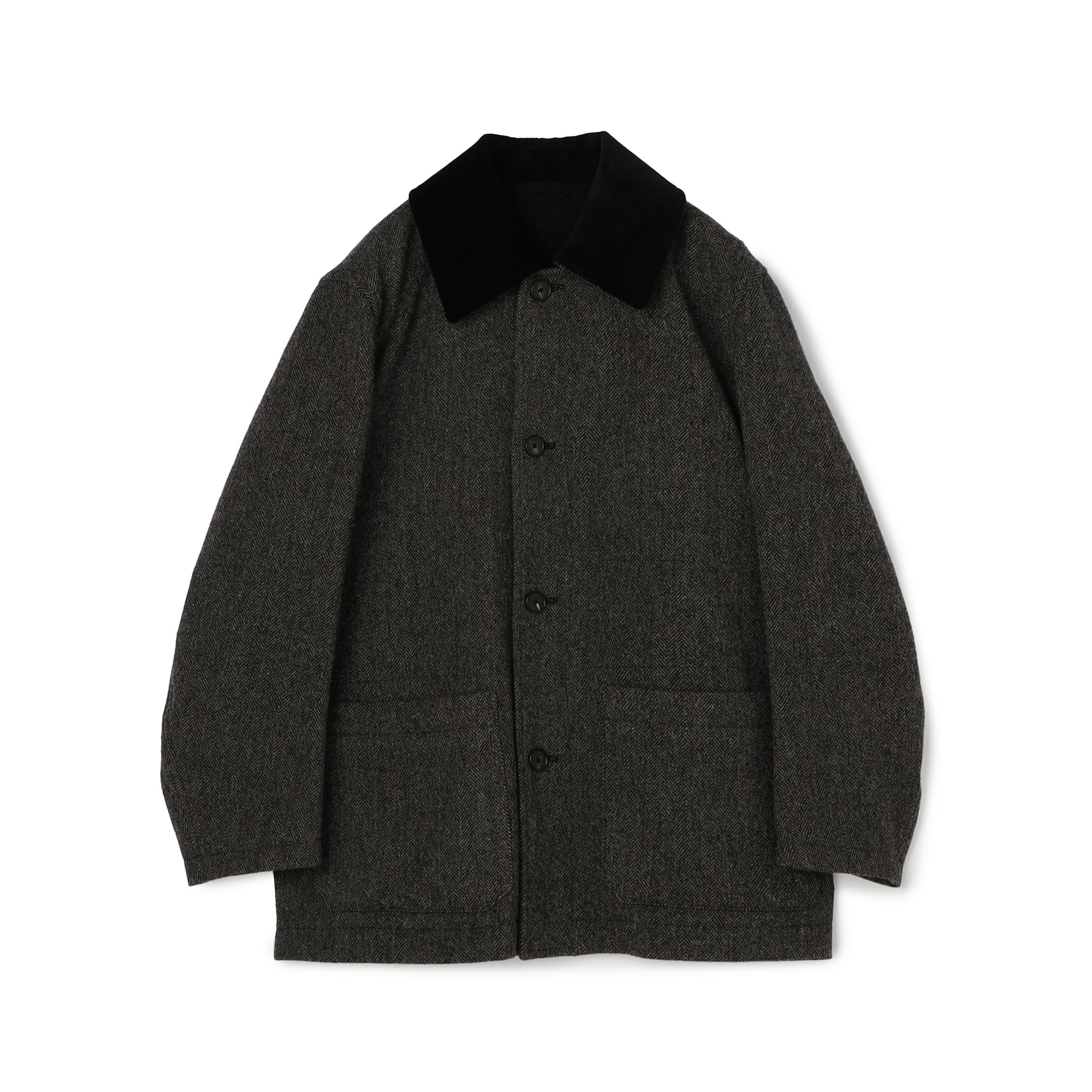 The CLASIK DONKY COAT ウール ヘリンボーン ショートコート