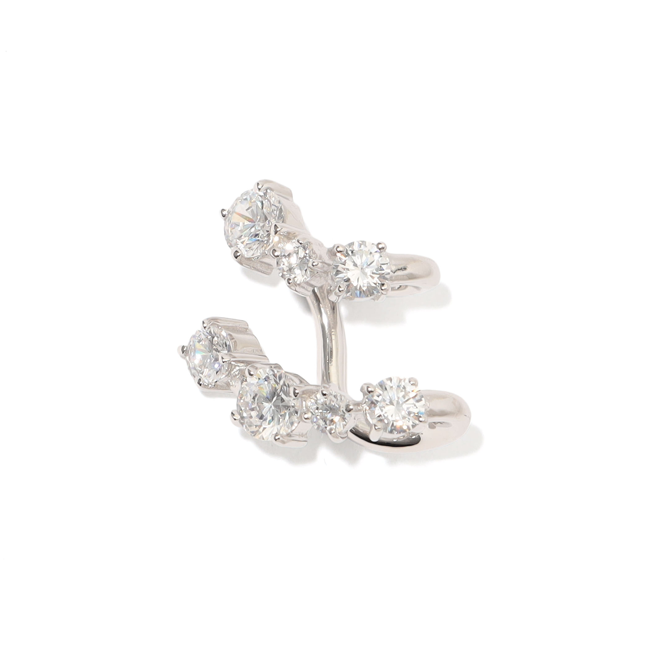 Completedworks キュービックジルコニア イヤーカフ