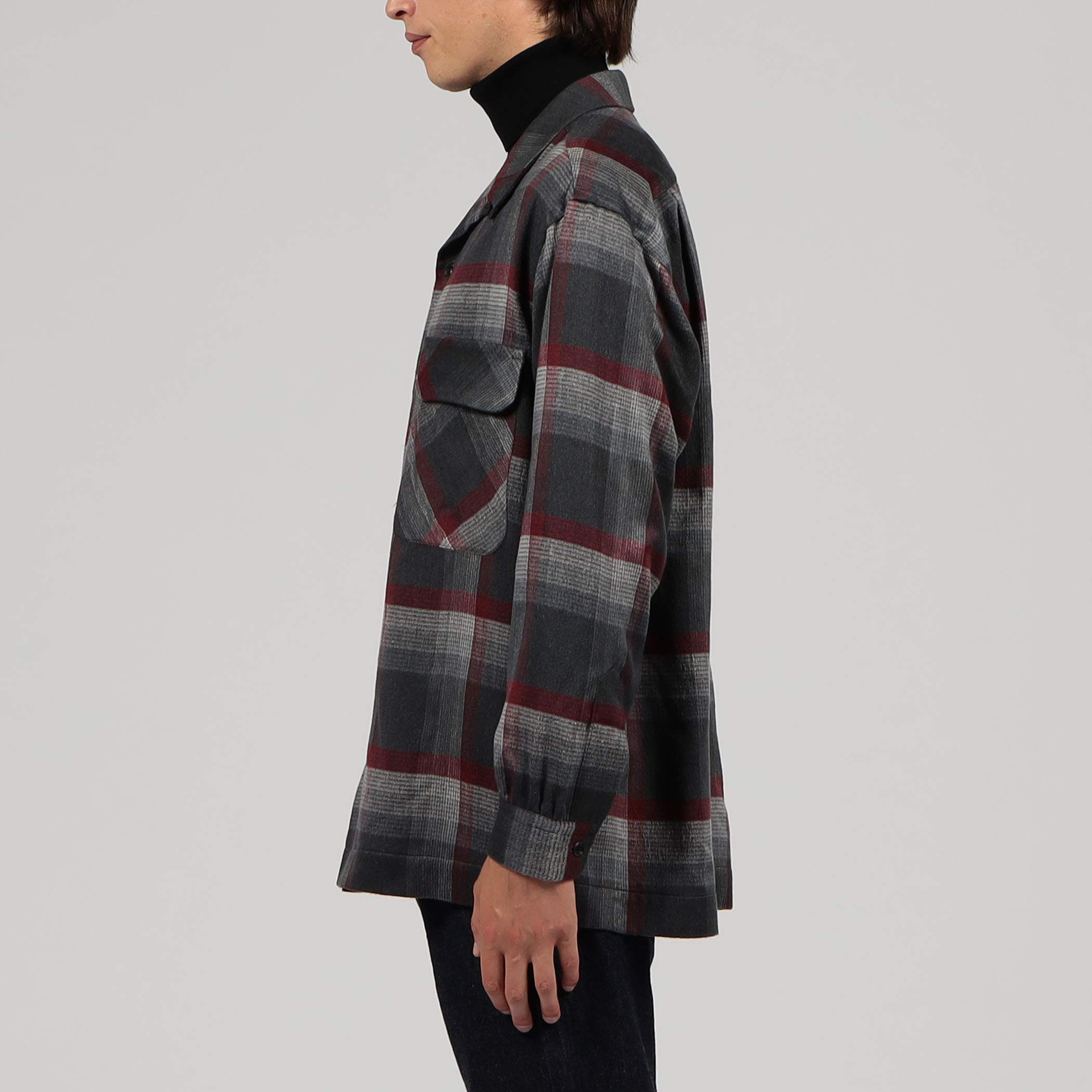 ★シルク×麻混★ トゥモローランド PILGRIM アンコン FERLA 紺×白 別注】PENDLETON シルクシャギー ボードシャツ｜トゥモローランド 公式通販