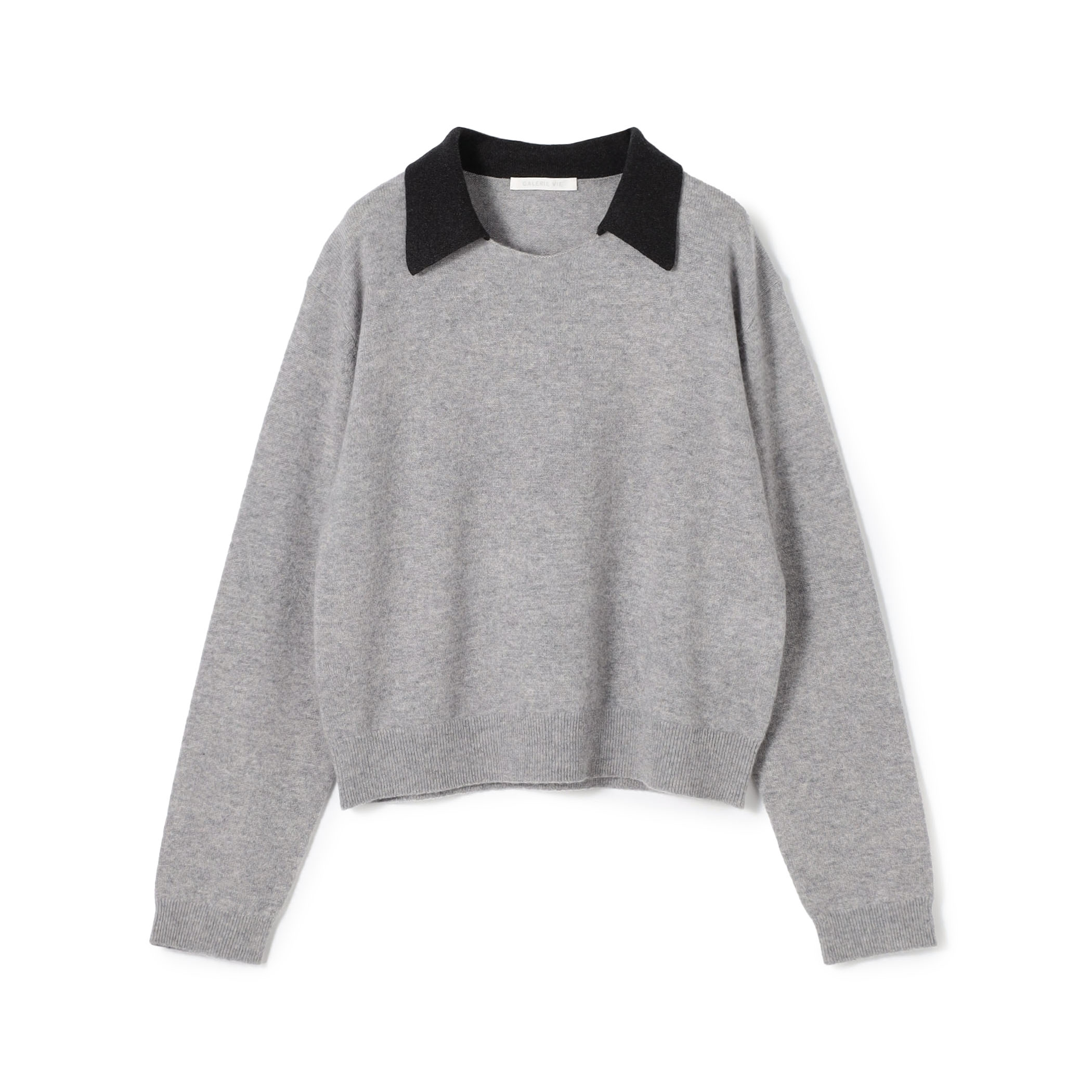 スコットランドカシミヤ クレリックプルオーバー