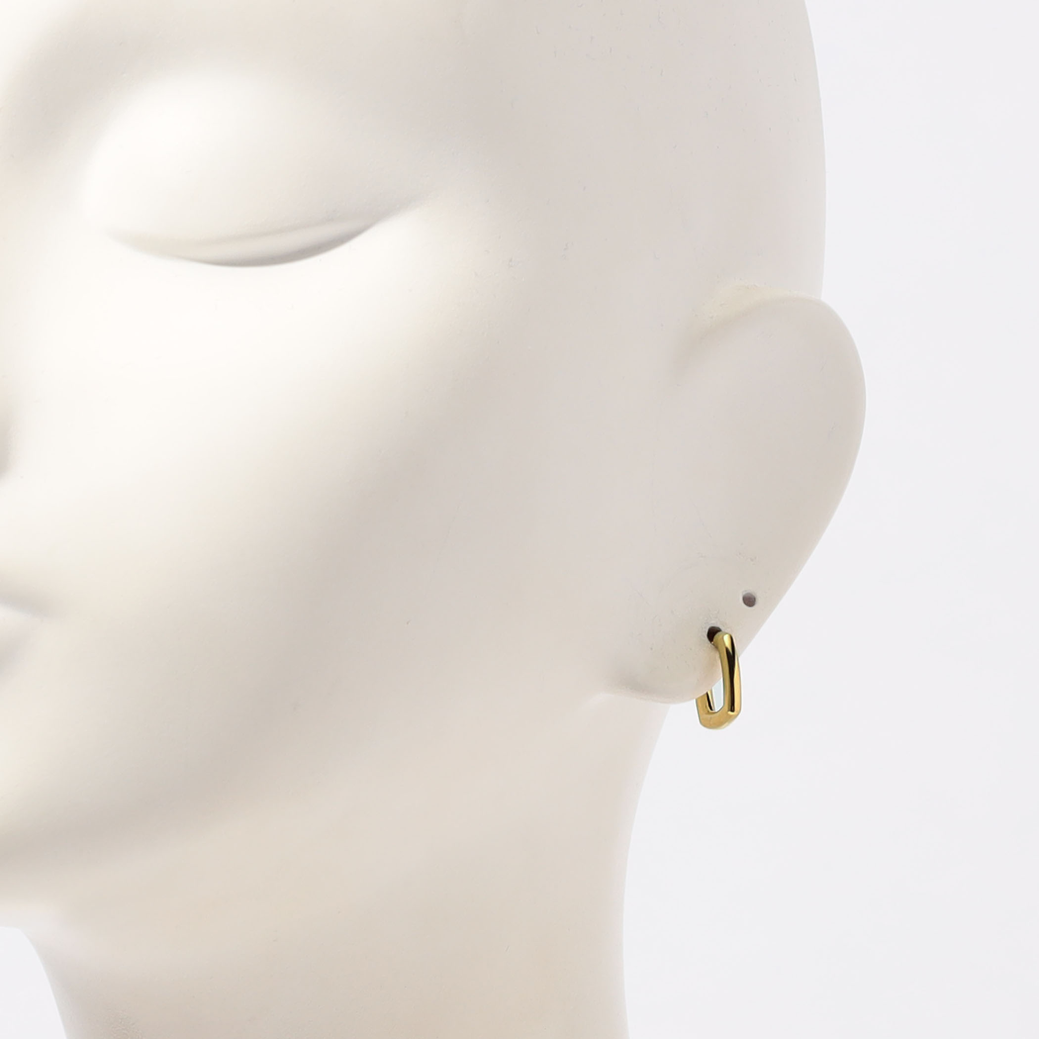 TOM WOOD Frame Hoops Small Gold フープピアス｜トゥモローランド