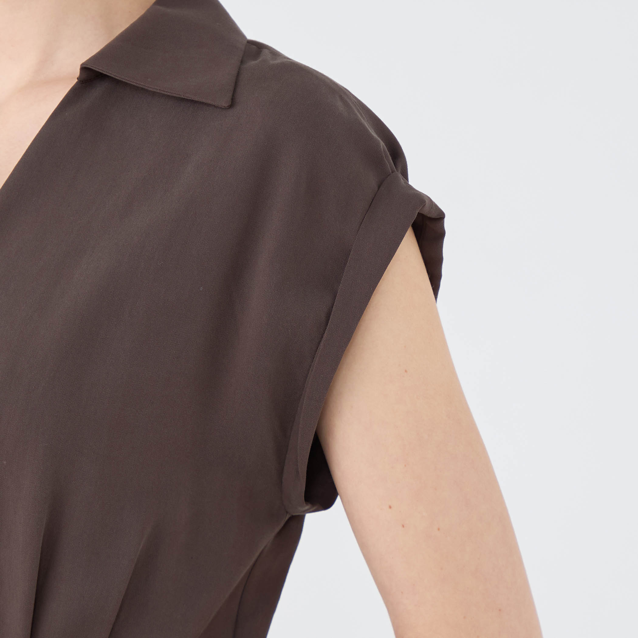 【新品未使用】トゥモローランド　セルロースツイル サイドアジャストオールインワン セルロースツイル サイドアジャストオールインワン｜トゥモローランド