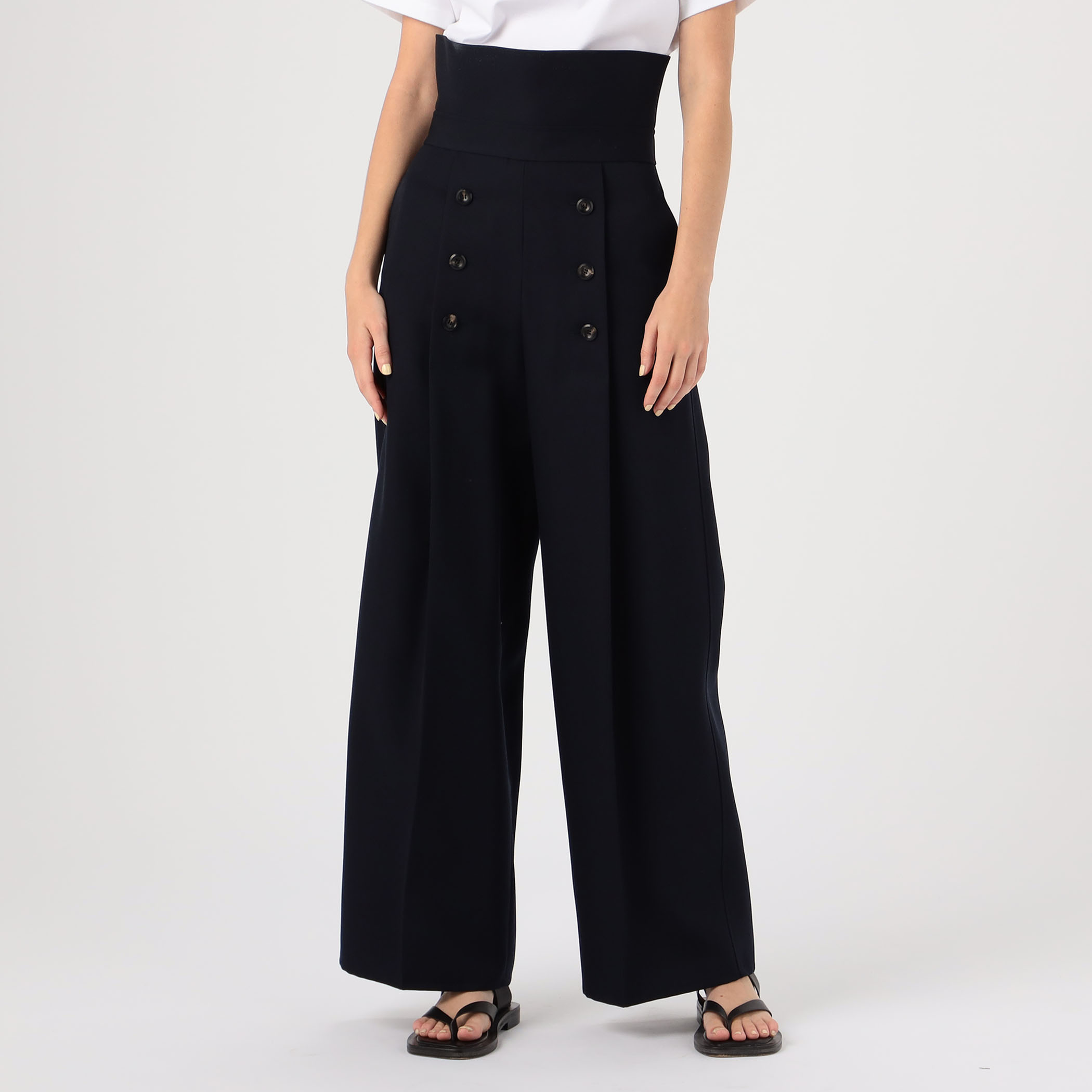 再追加販売 BARASHAN BALCOLLAR WIDE SLACKS - 通販 - nochedebrujas.cl