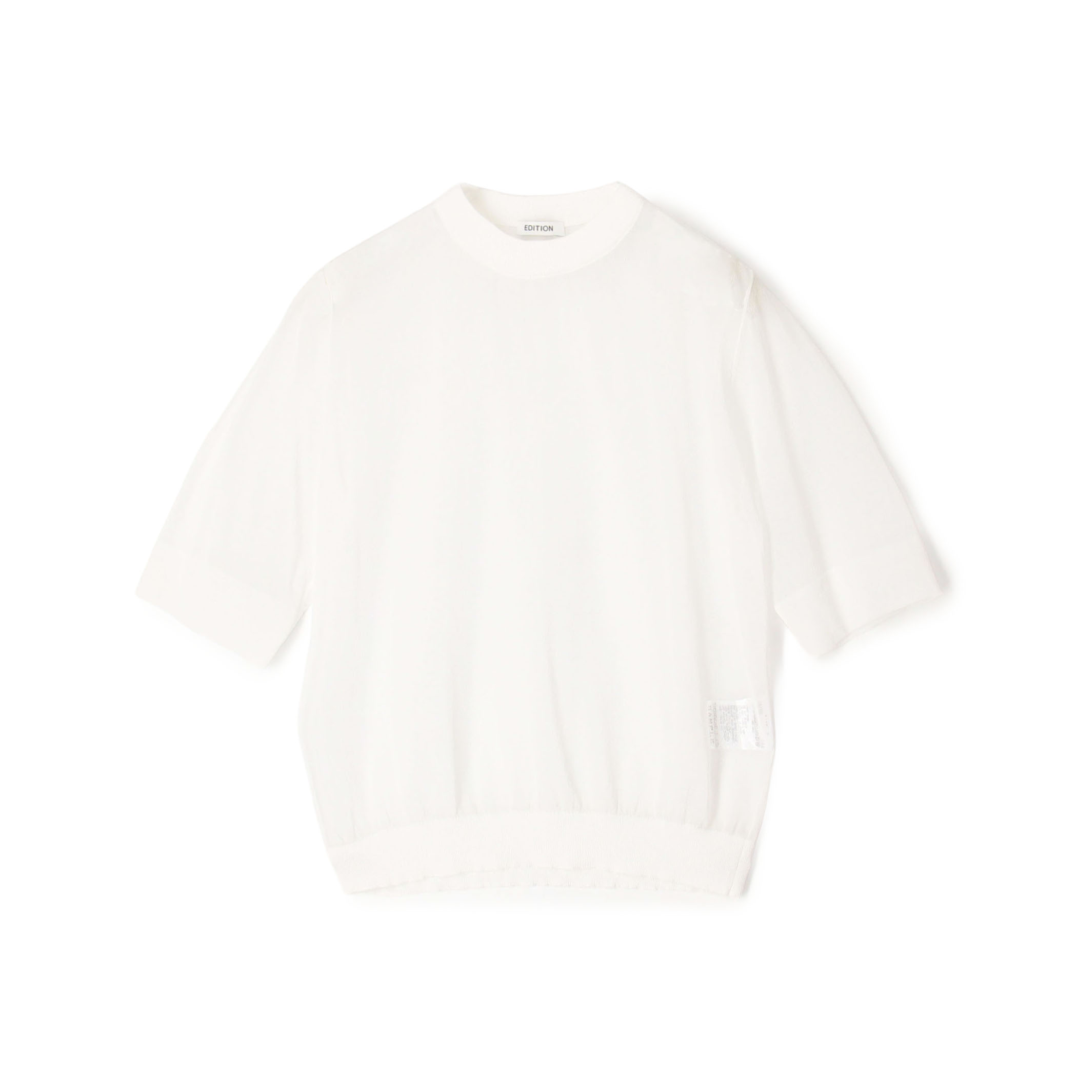 シアーニット クルーネックプルオーバー