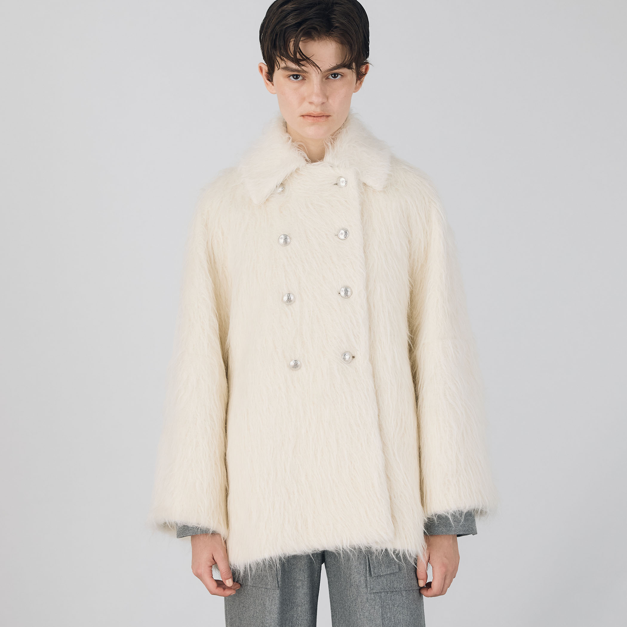 アルパカシャギーミディコート｜トゥモローランド 公式通販