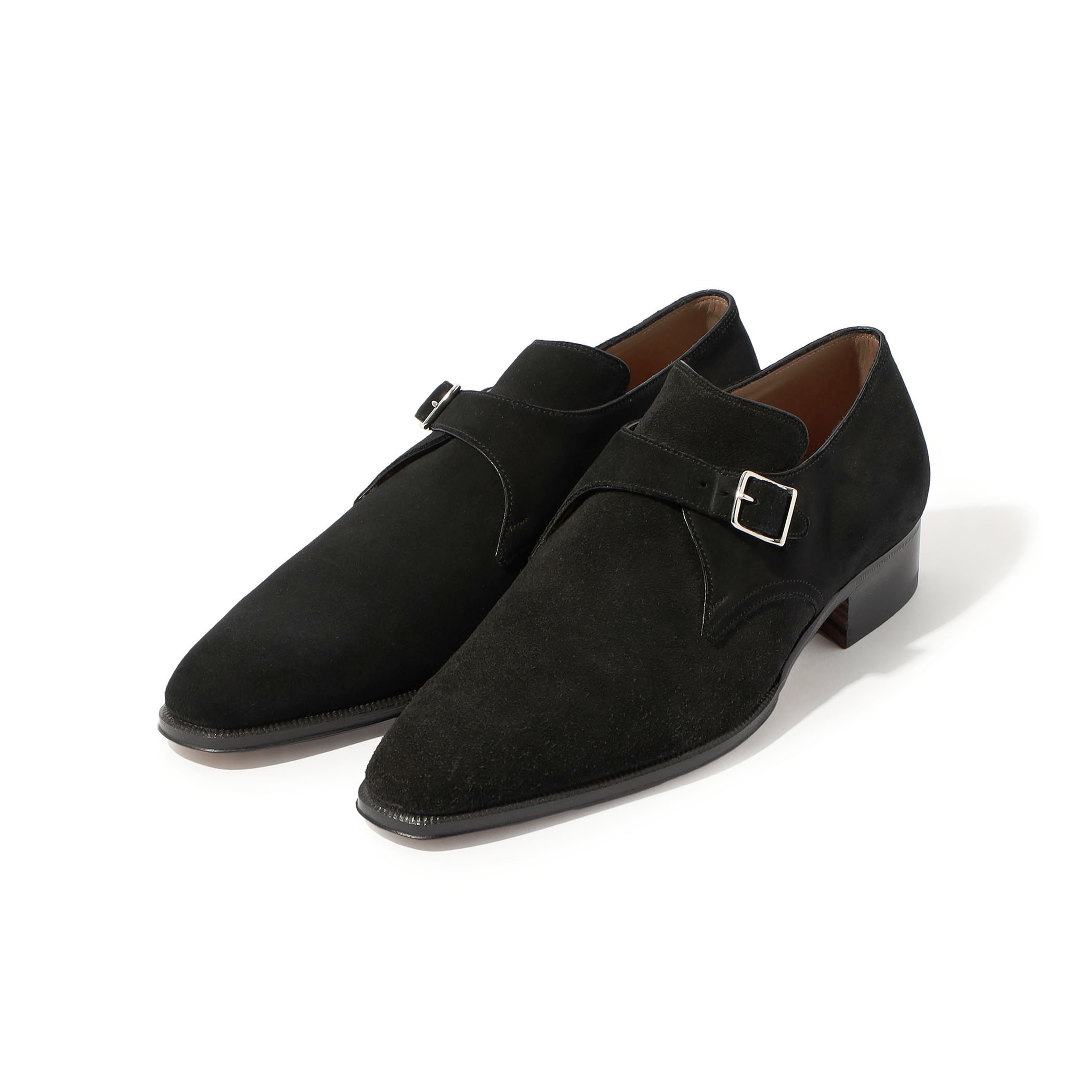 hidetaka fukaya ドレスシューズ HIDETAKA FUMIYA per TOMORROWLAND MONK STRAP スウェード